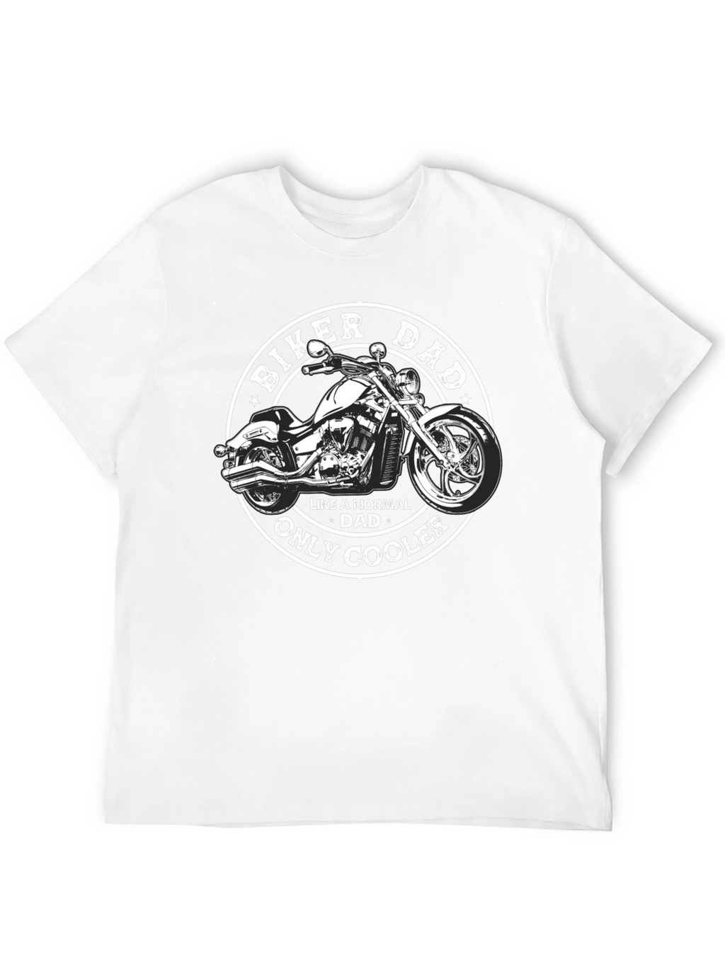 Biker Dad T-Shirt - Motorcycle Graphic Tee