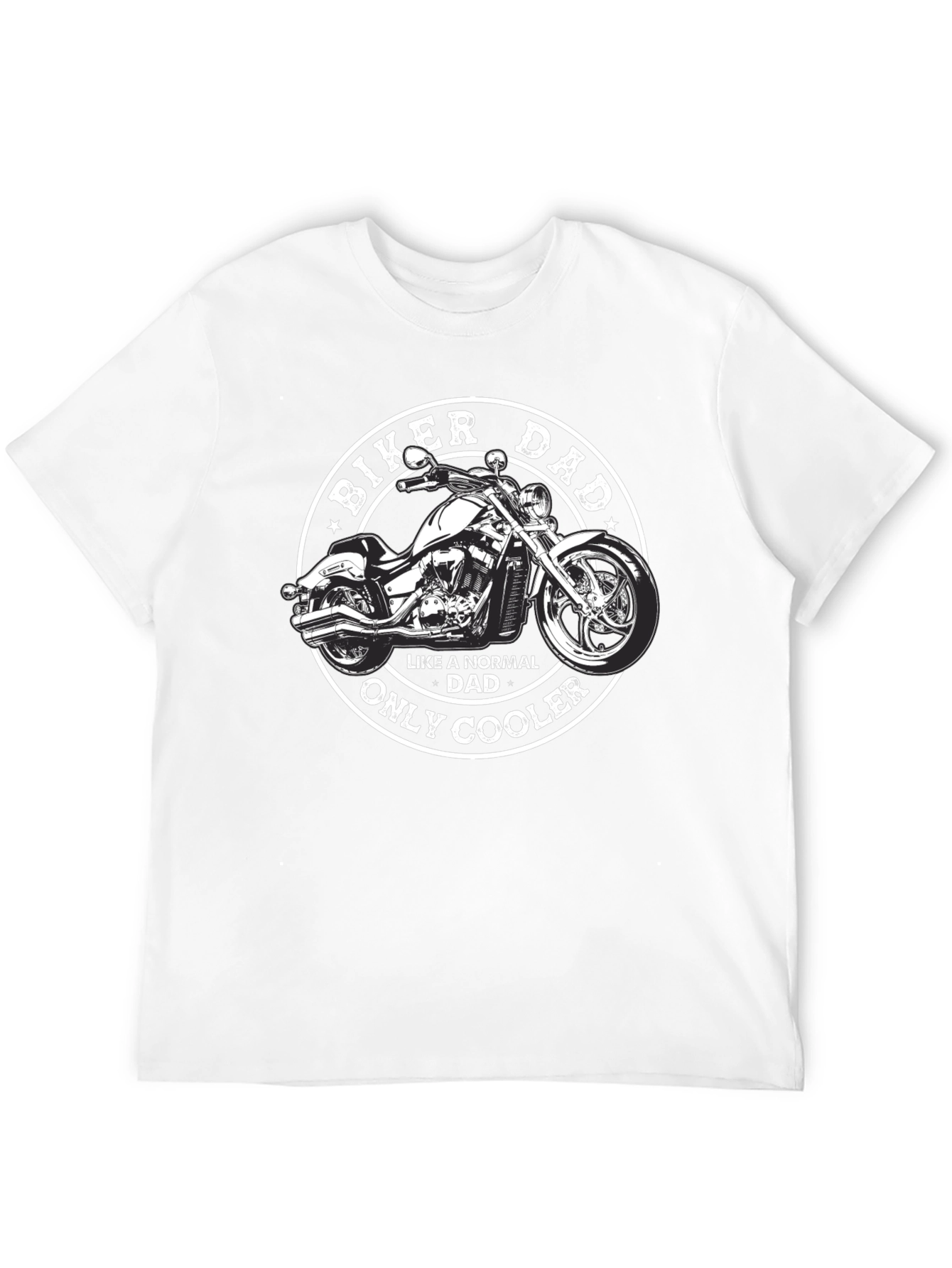 Biker Dad T-Shirt - Motorcycle Graphic Tee