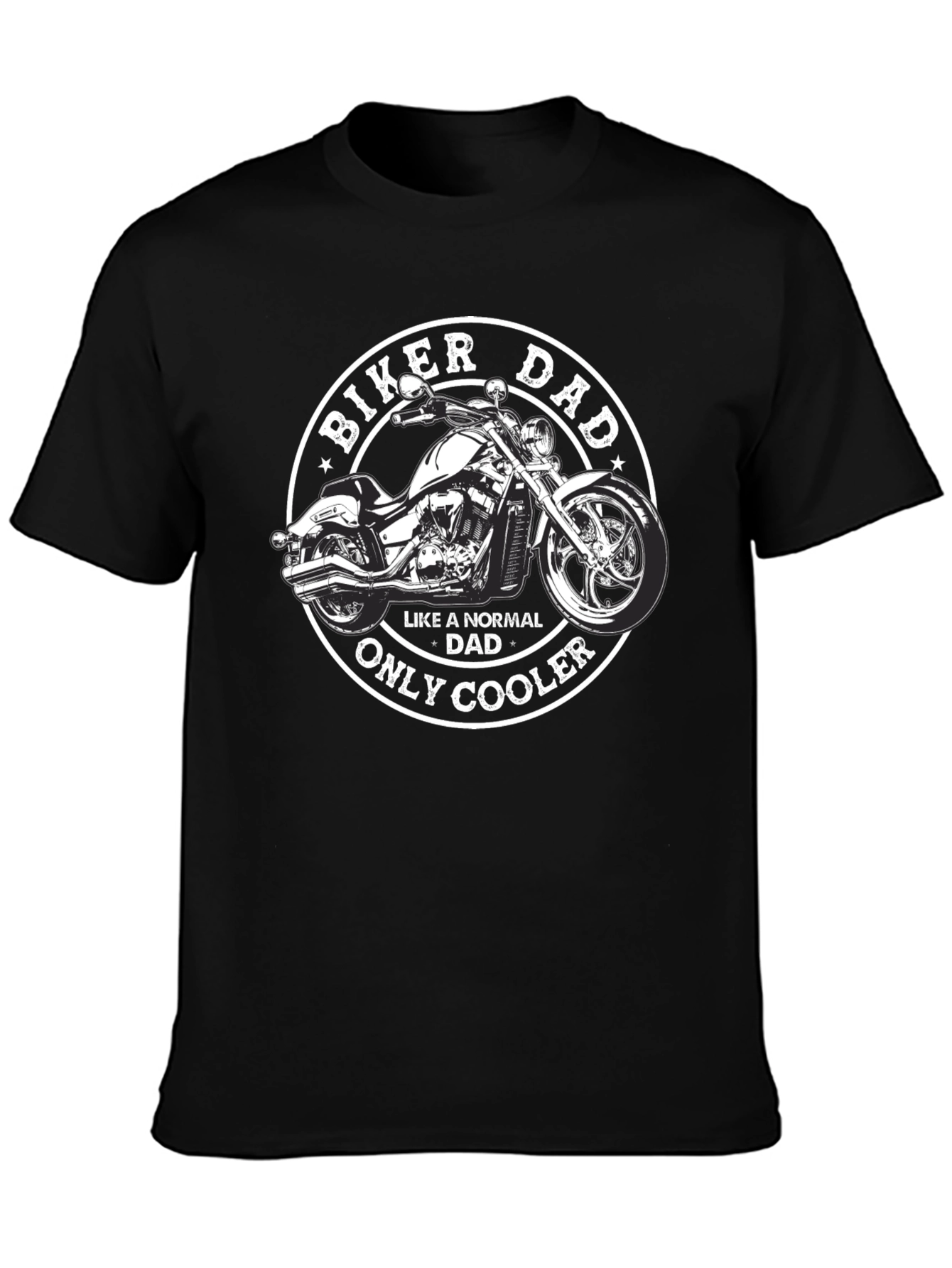 Biker Dad T-Shirt - Motorcycle Graphic Tee