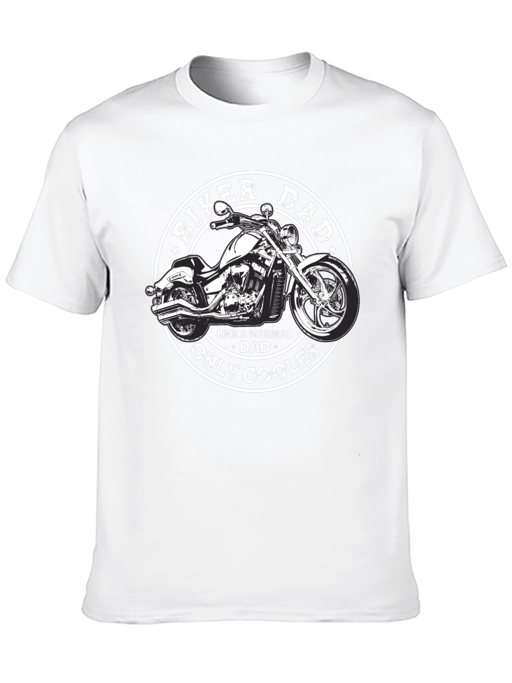 Biker Dad T-Shirt - Motorcycle Graphic Tee