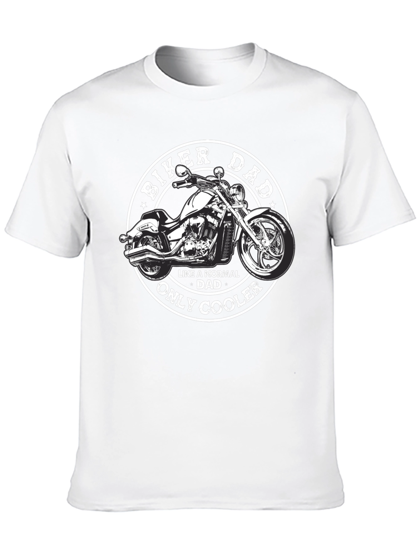Biker Dad T-Shirt - Motorcycle Graphic Tee