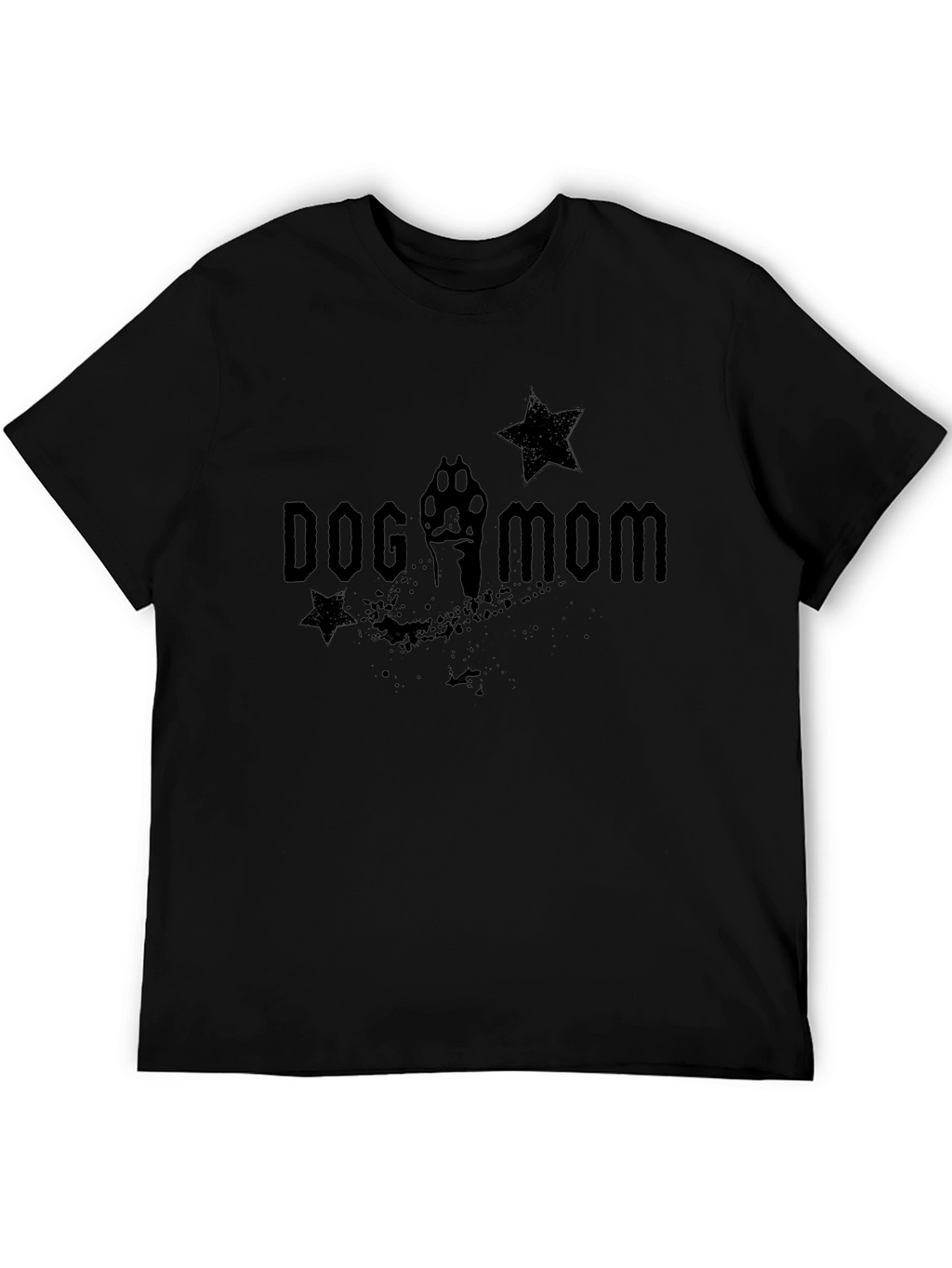 Dog Mom Black Graphic Tee
