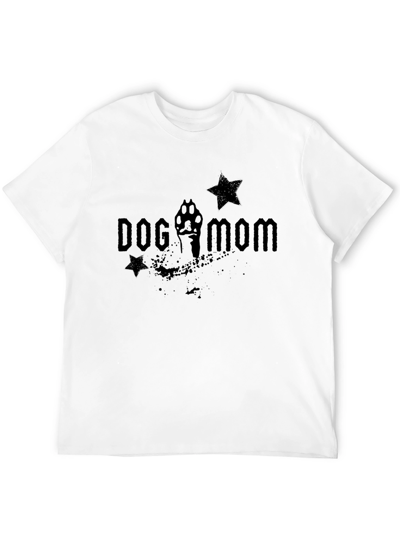 Dog Mom Black Graphic Tee