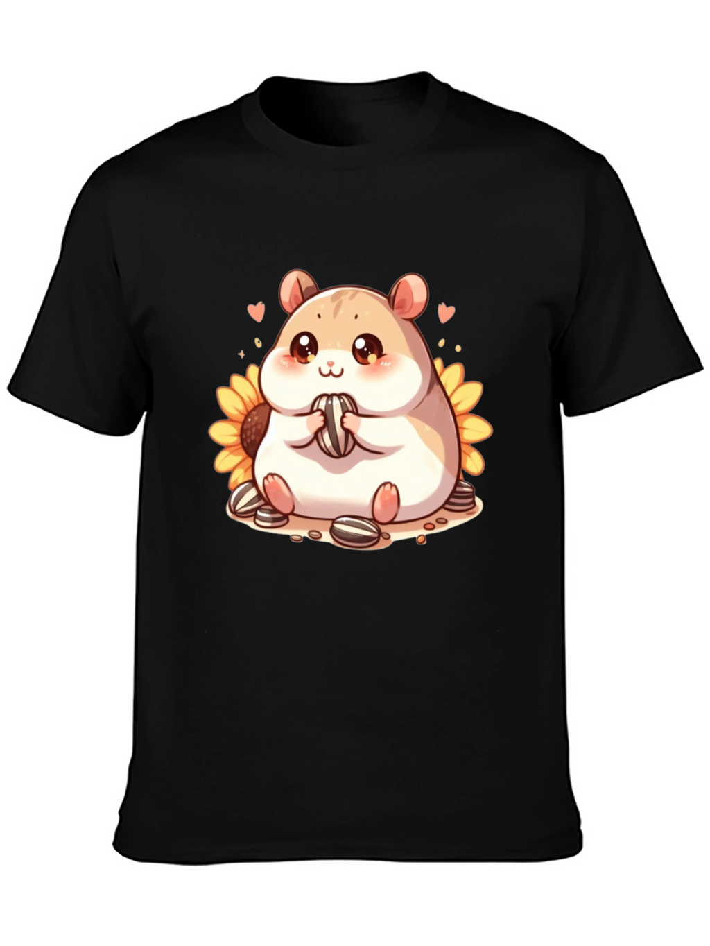 Cute Hamster Sunflower T-Shirt