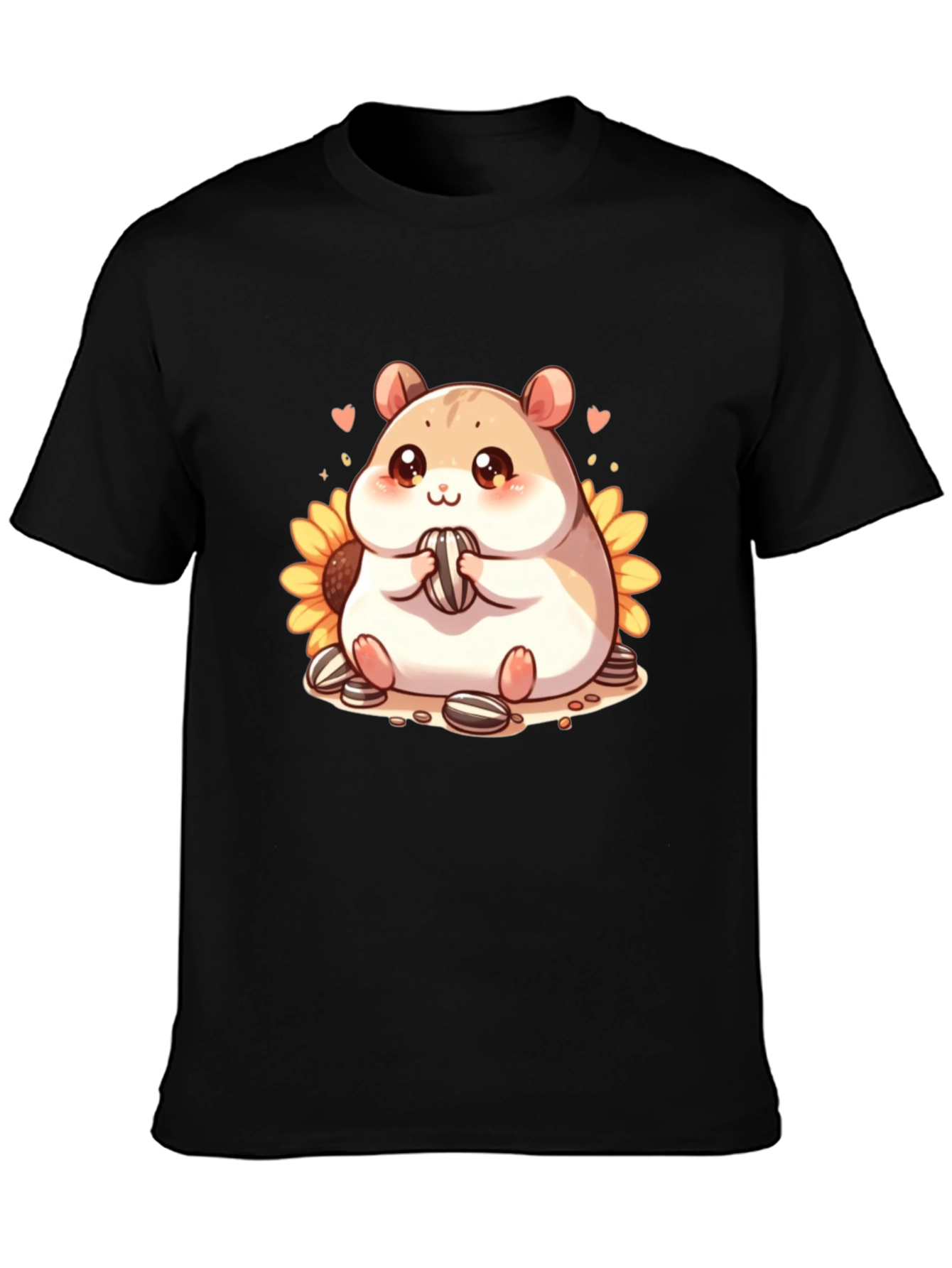 Cute Hamster Sunflower T-Shirt