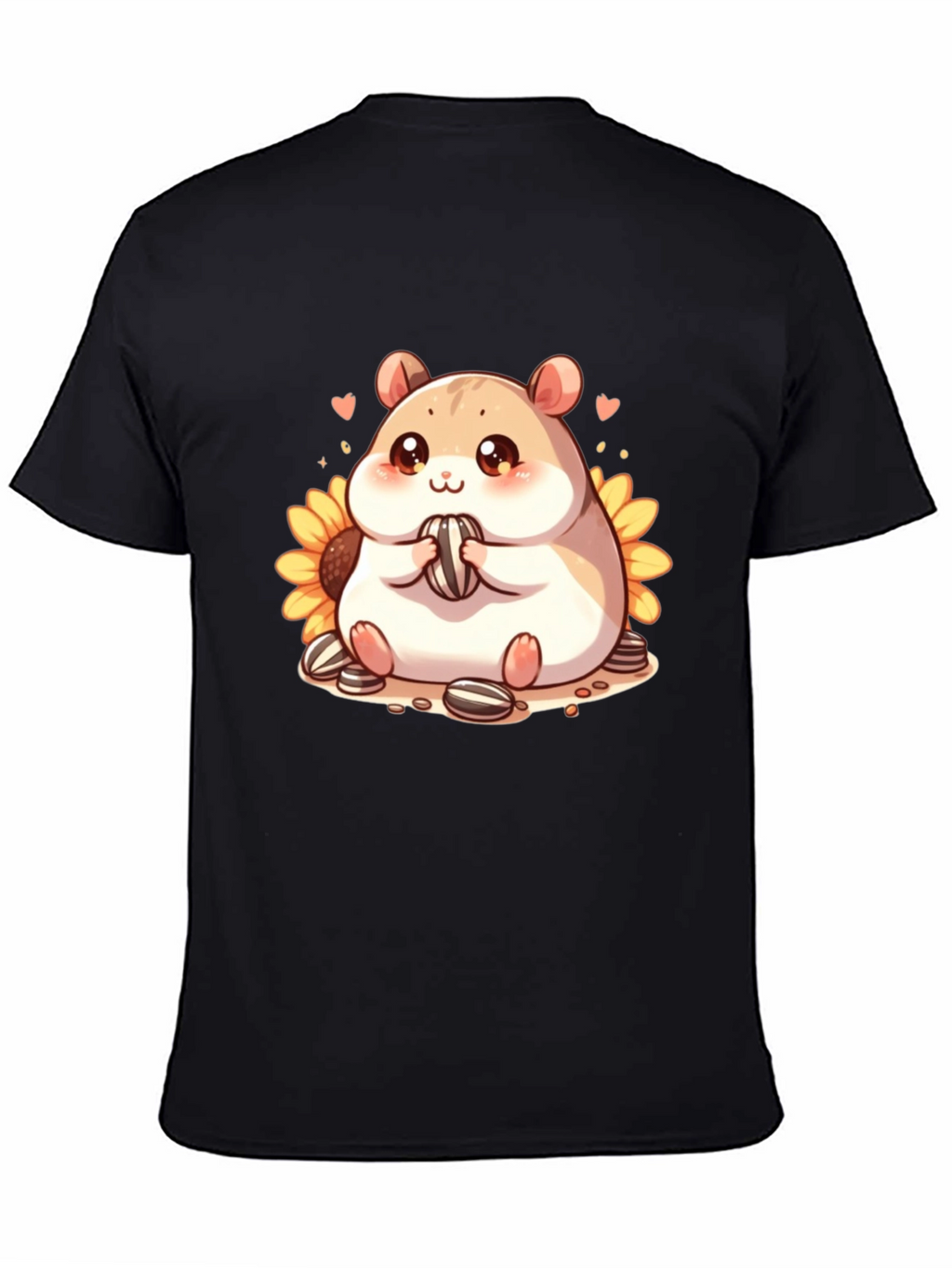 Cute Hamster Sunflower T-Shirt