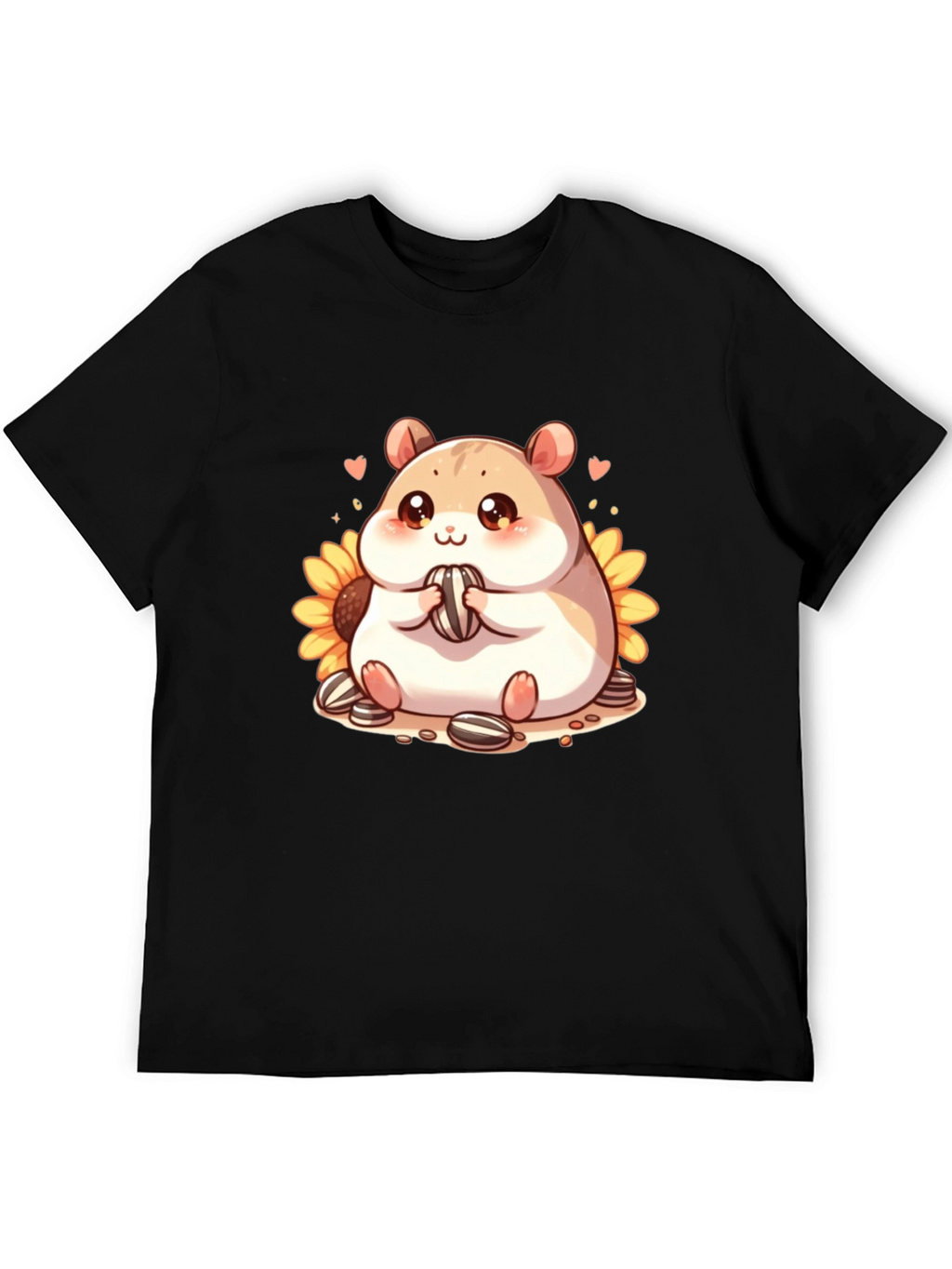 Cute Hamster Sunflower T-Shirt