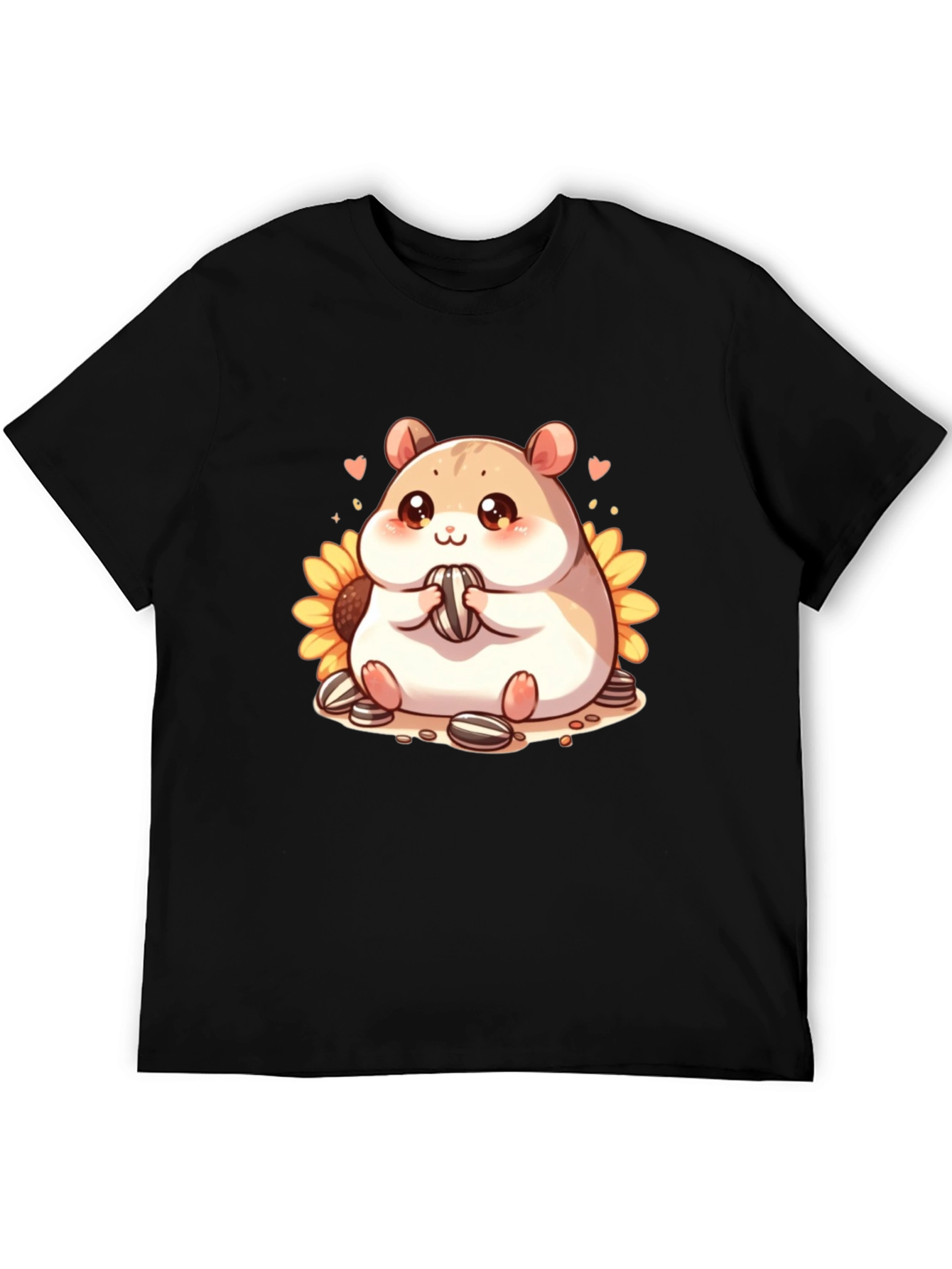 Cute Hamster Sunflower T-Shirt