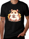 Cute Hamster Sunflower T-Shirt
