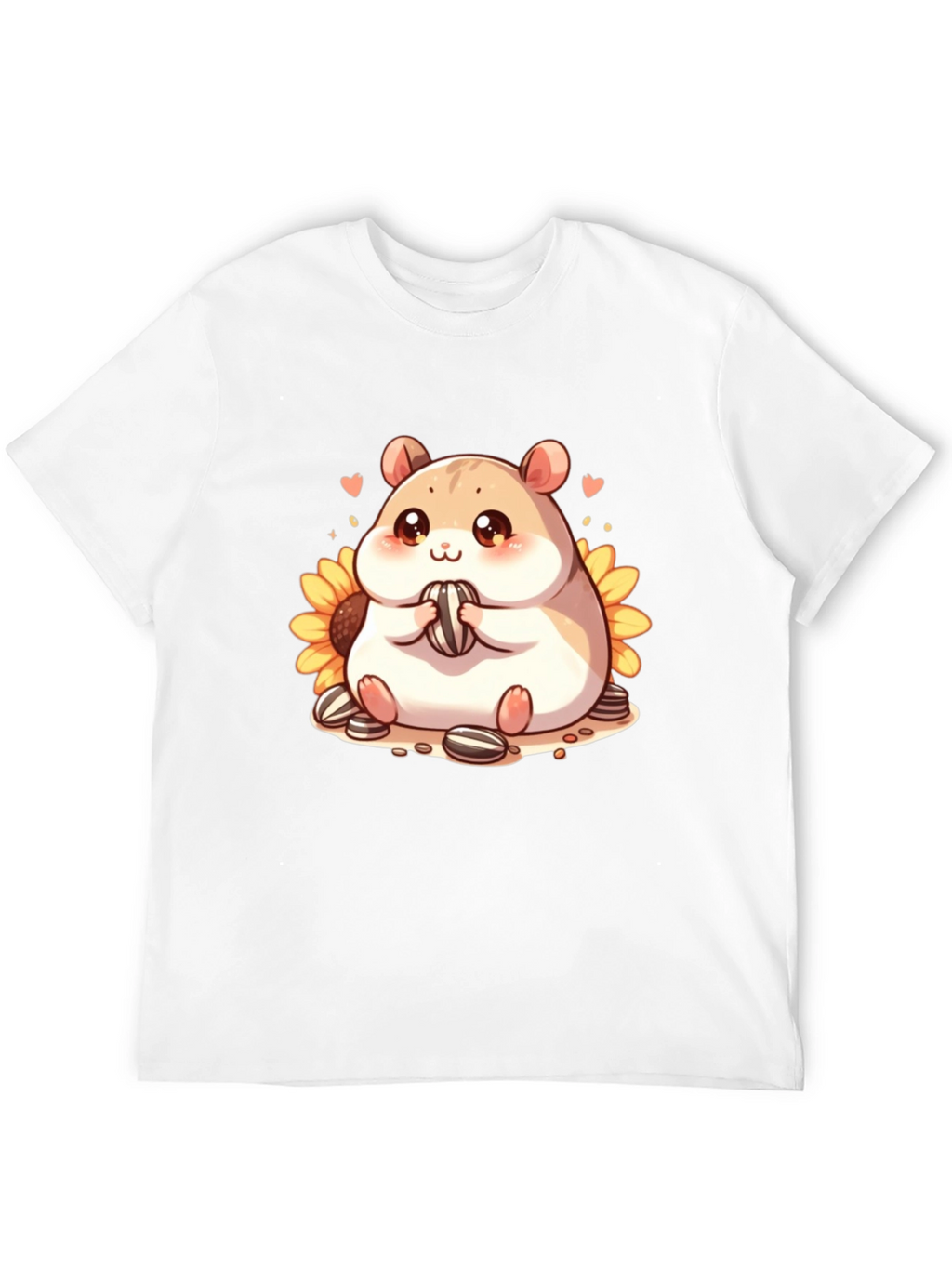 Cute Hamster Sunflower T-Shirt