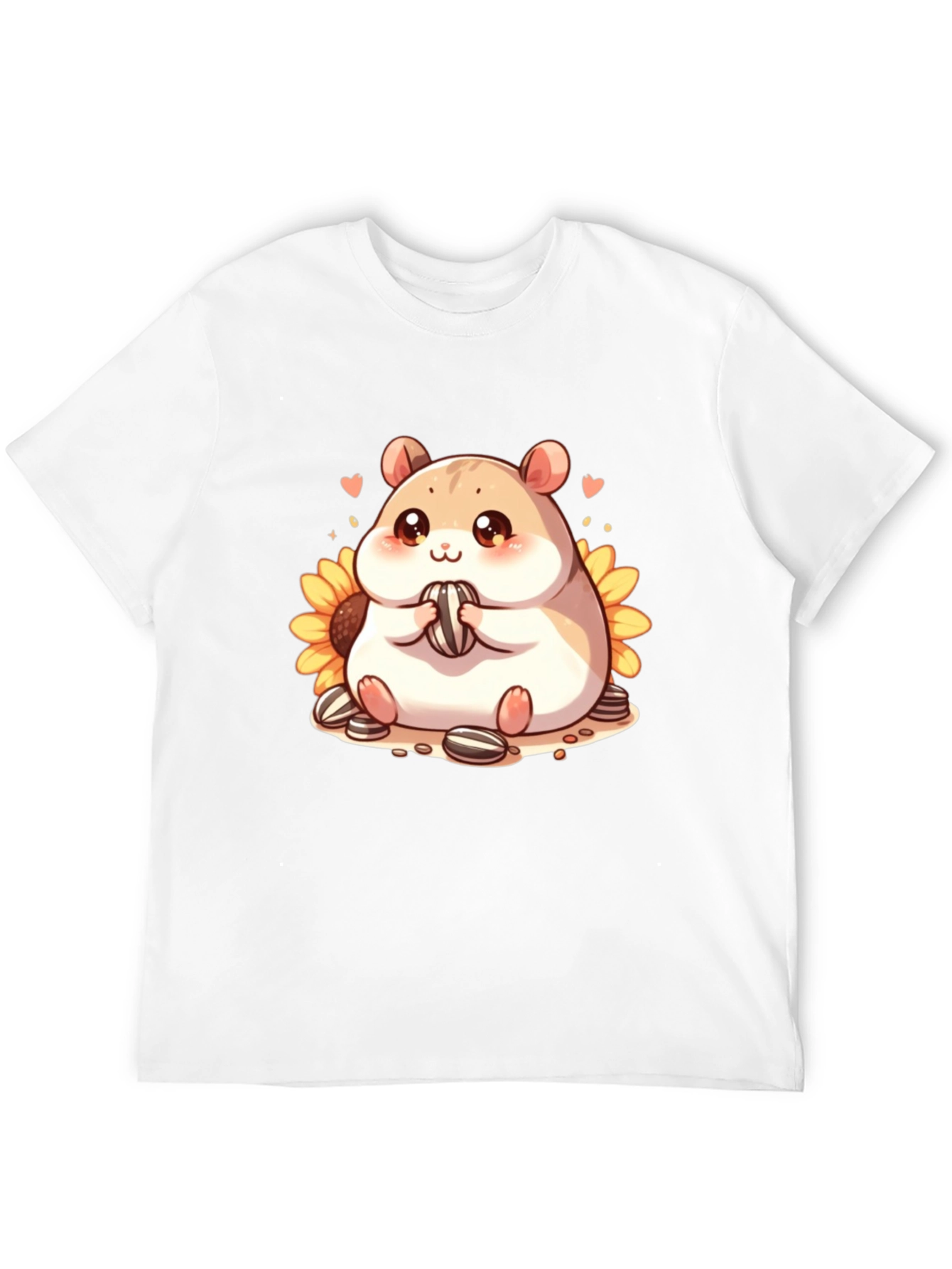 Cute Hamster Sunflower T-Shirt
