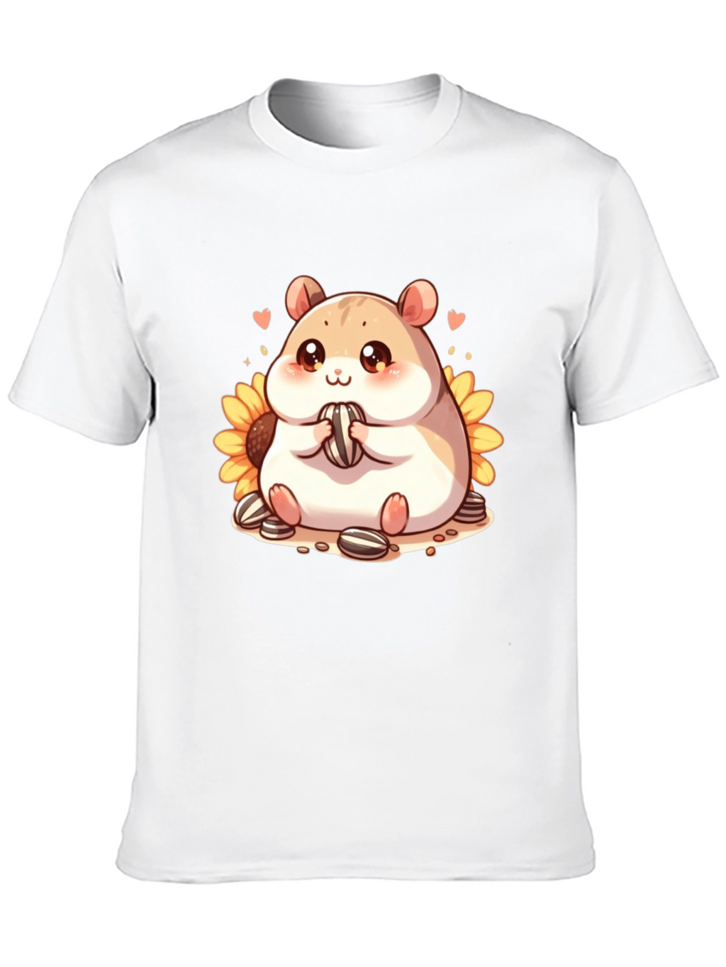 Cute Hamster Sunflower T-Shirt