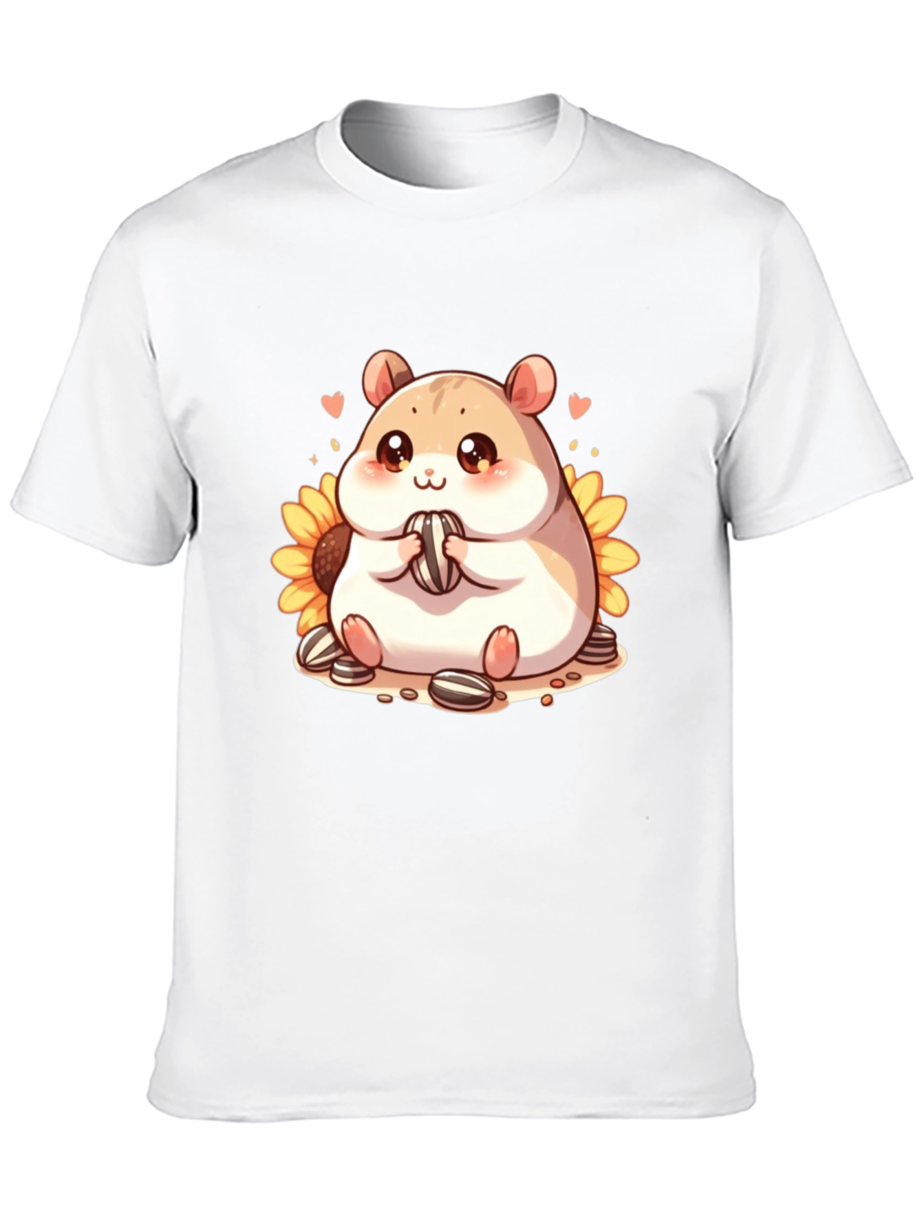 Cute Hamster Sunflower T-Shirt