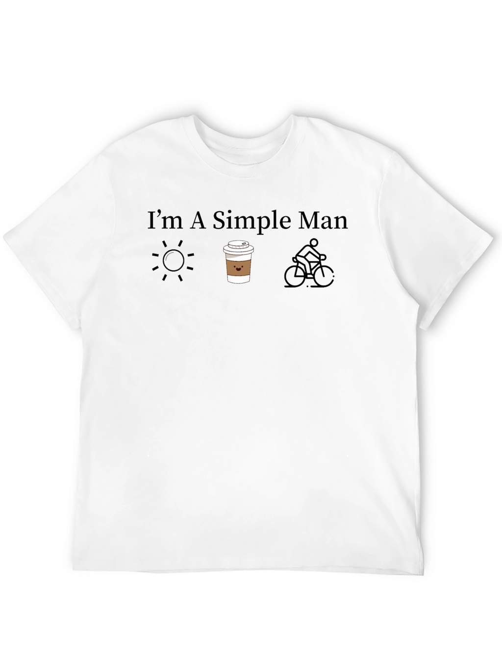 Simple Man T-Shirt - Sun Coffee Cycling Tee