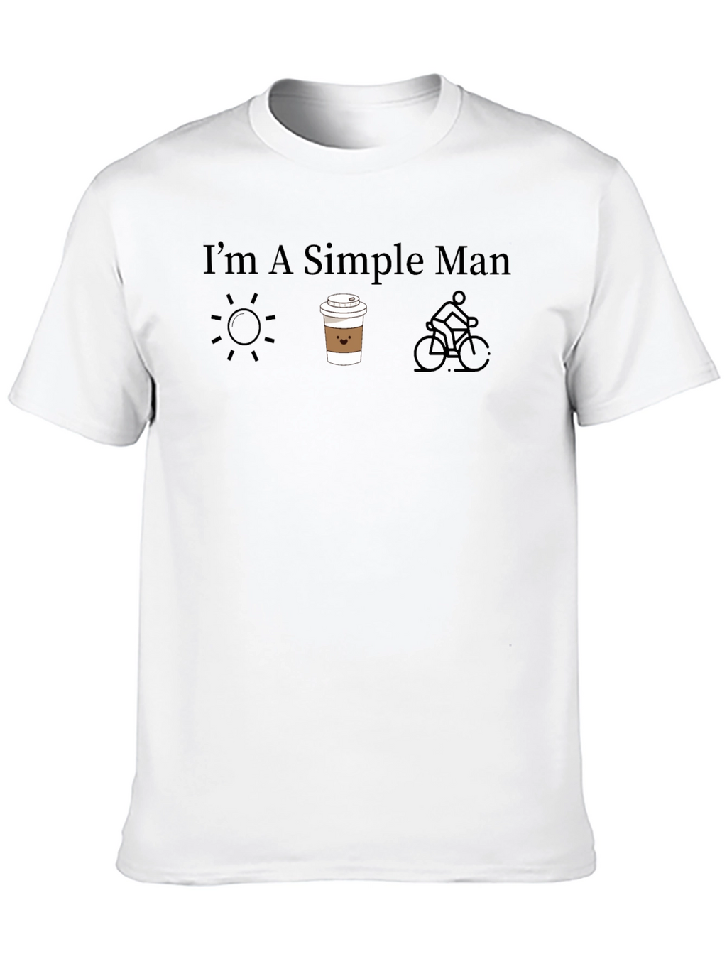 Simple Man T-Shirt - Sun Coffee Cycling Tee