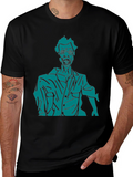 Zombie Graphic Print T-Shirt - Black