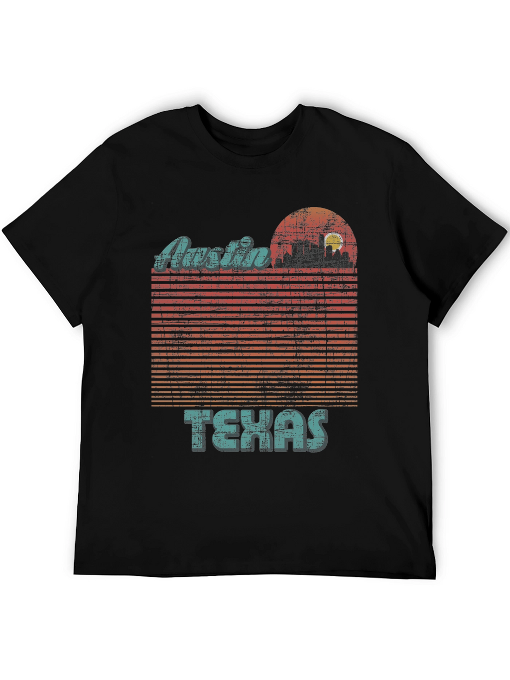 Austin Texas Retro Graphic Tee