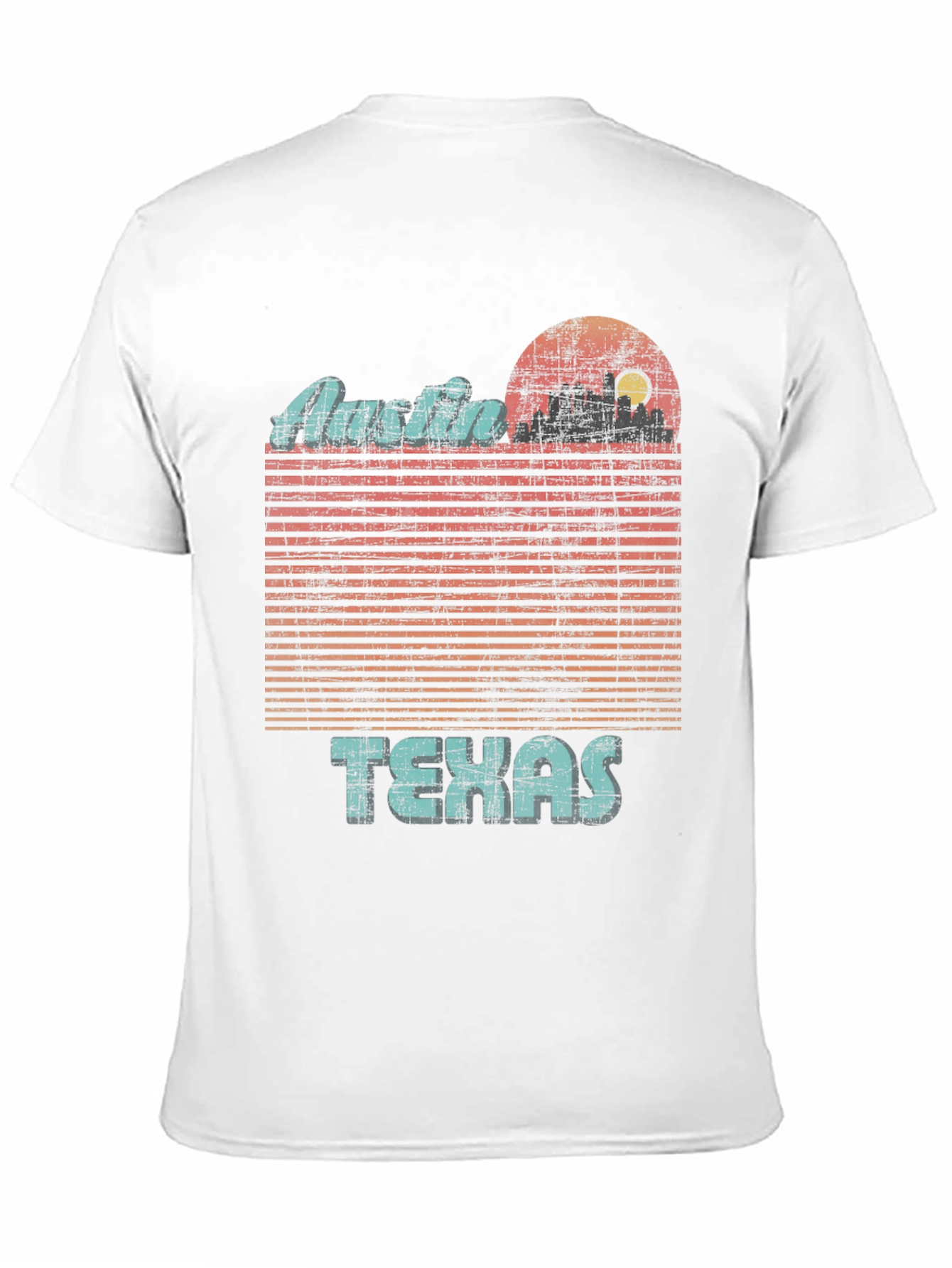 Austin Texas Retro Graphic Tee
