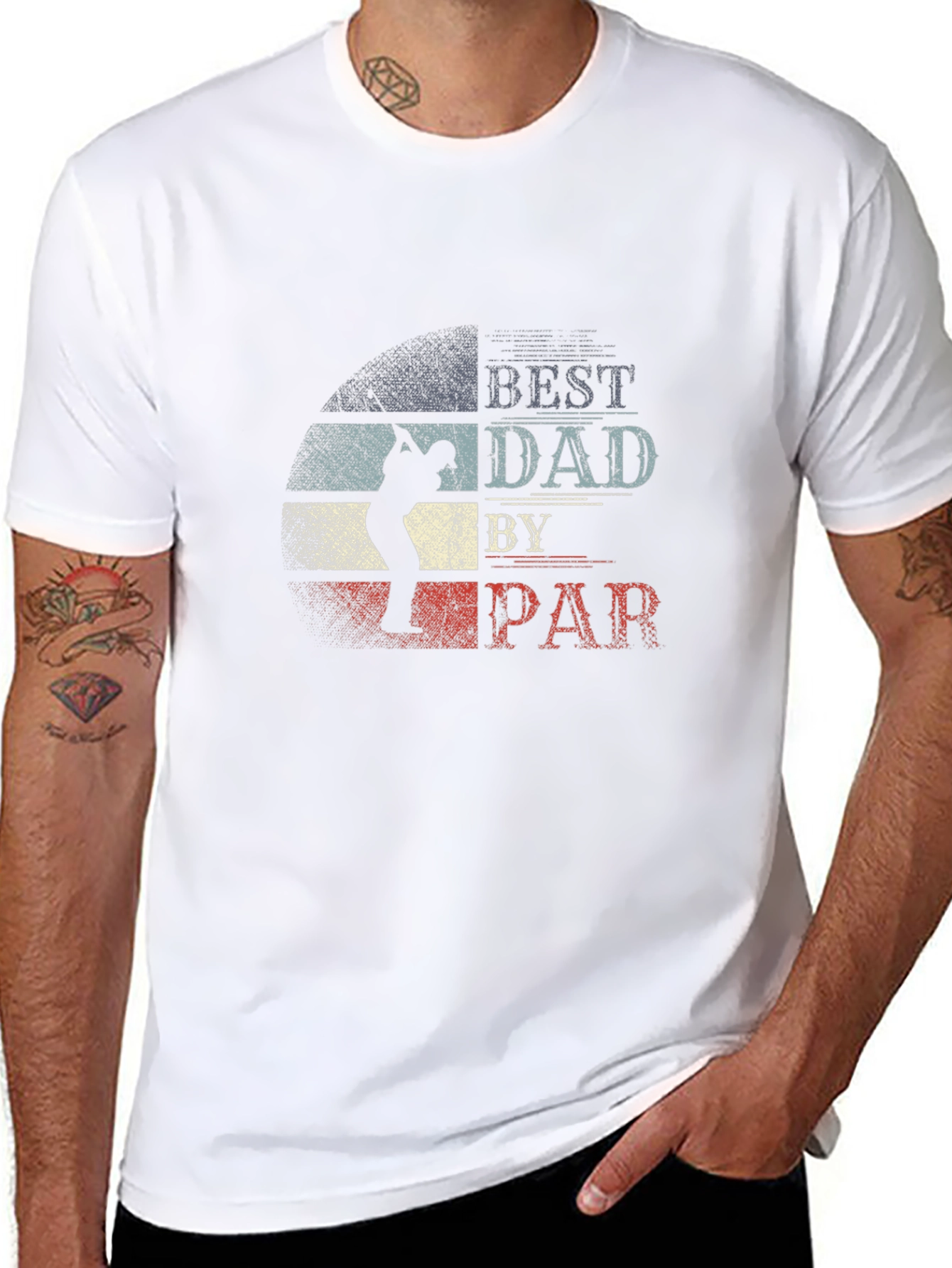 Best Dad by Par Golf T-Shirt