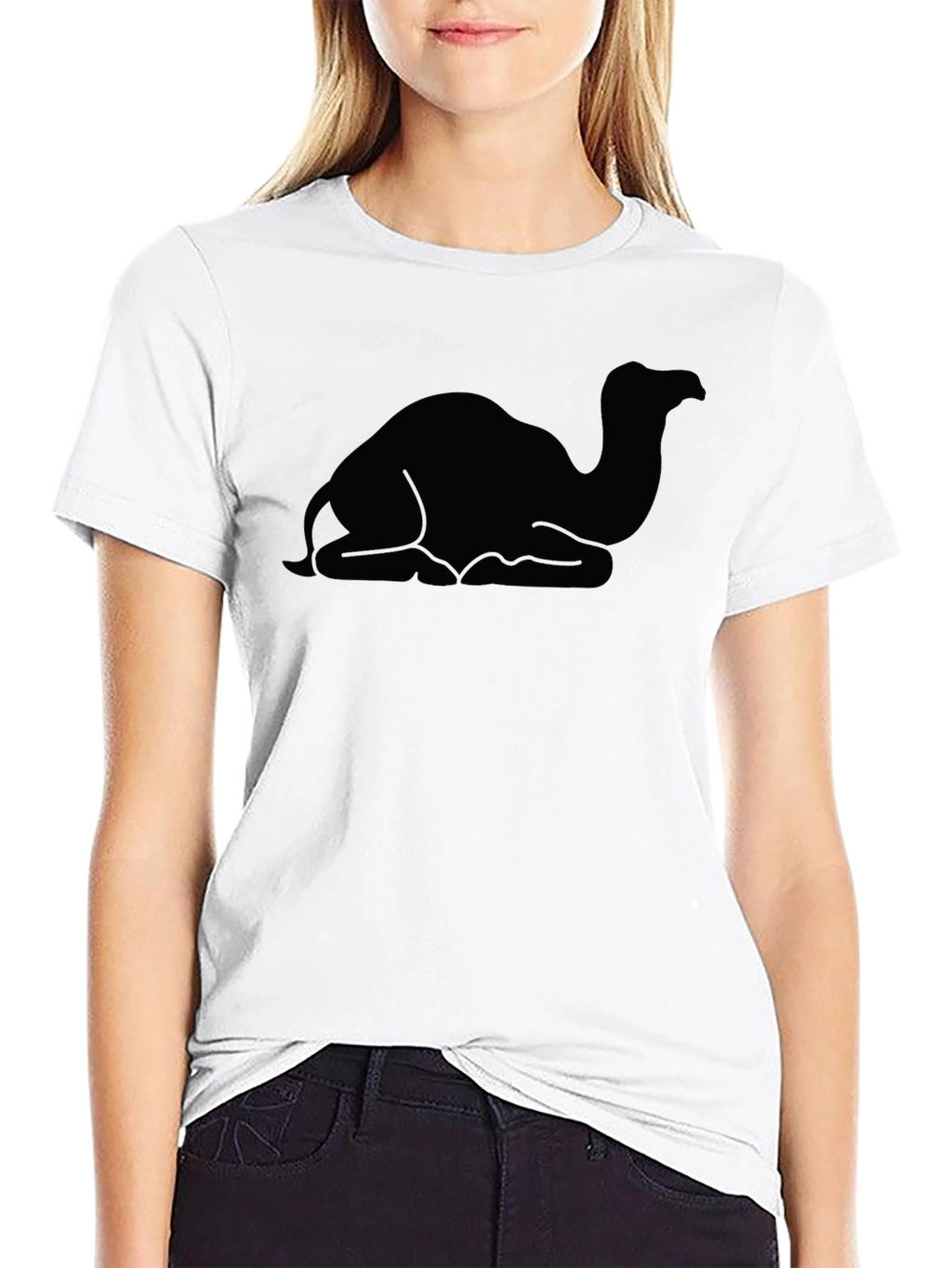 Black Camel Silhouette T-Shirt