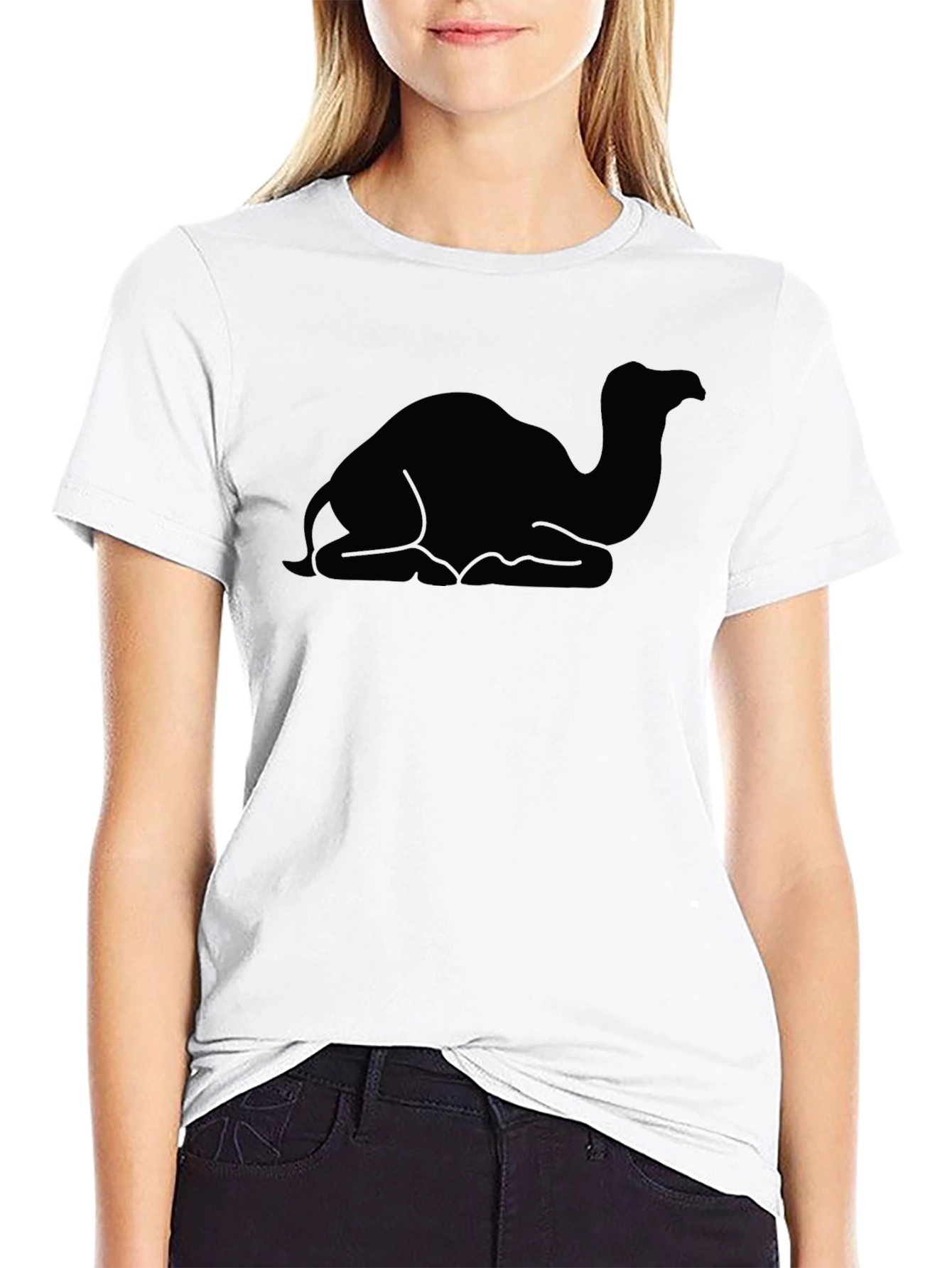 Black Camel Silhouette T-Shirt