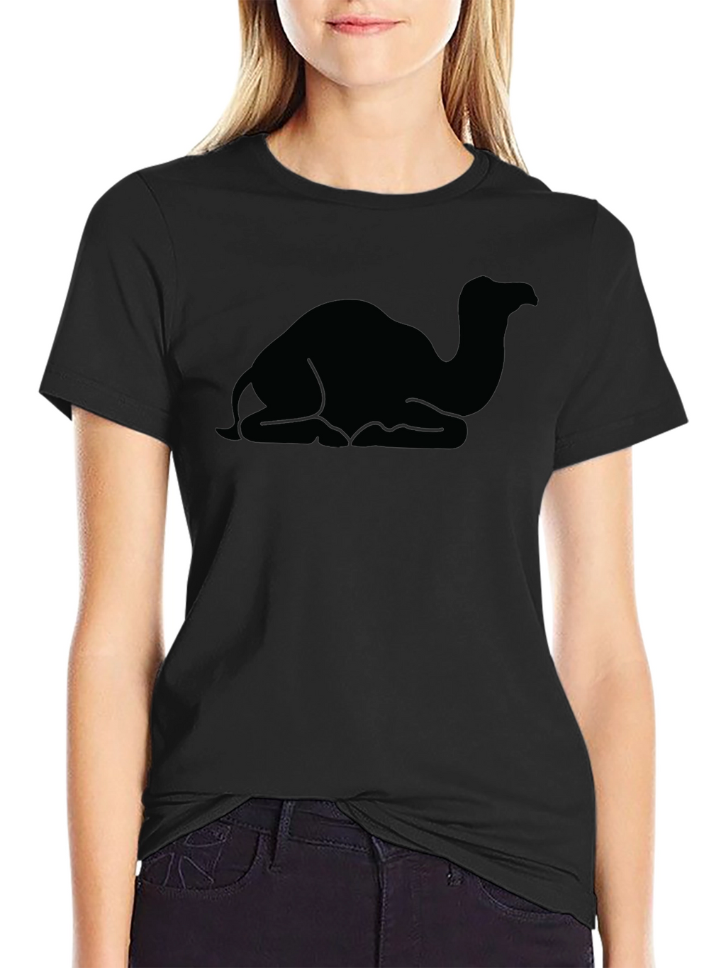 Black Camel Silhouette T-Shirt