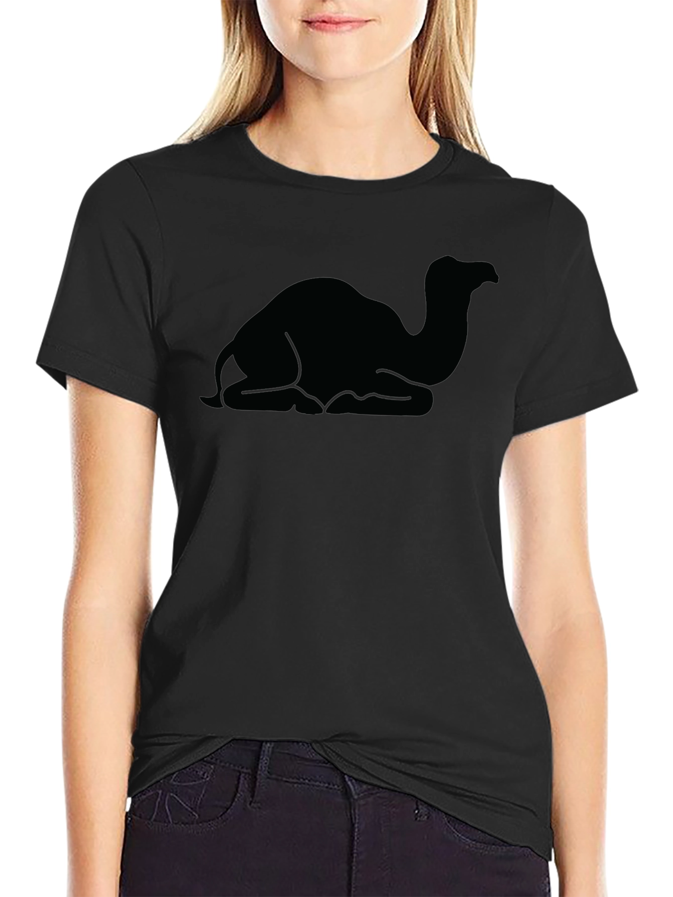 Black Camel Silhouette T-Shirt