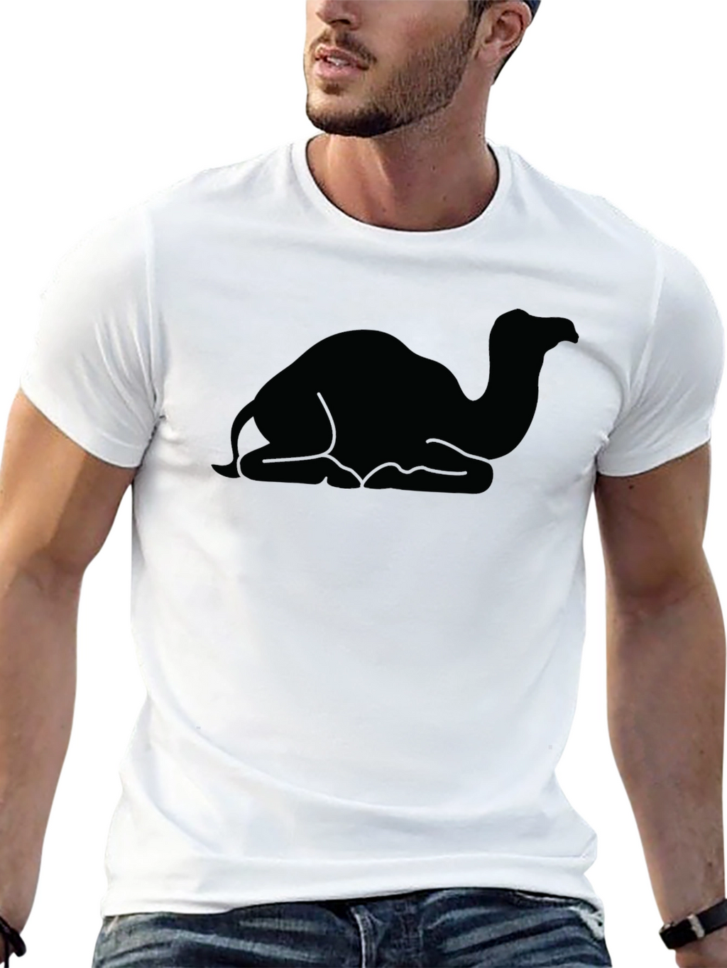 Black Camel Silhouette T-Shirt