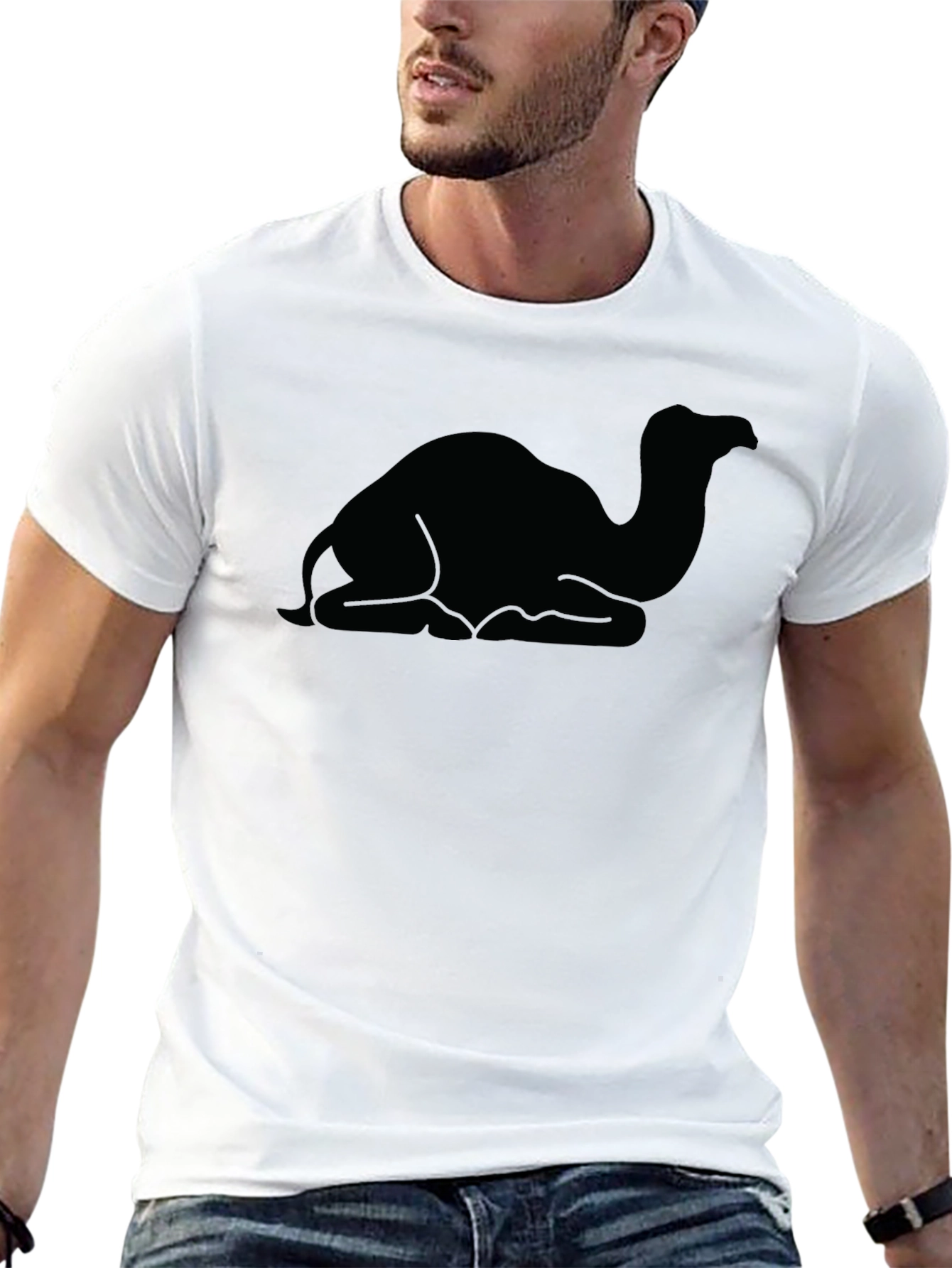 Black Camel Silhouette T-Shirt