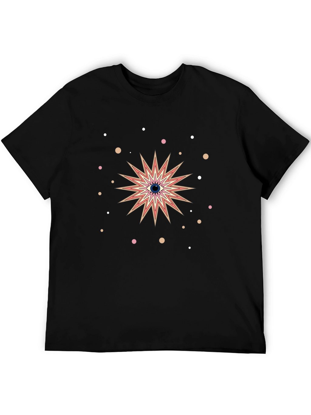 Eye Starburst Graphic Black T-Shirt