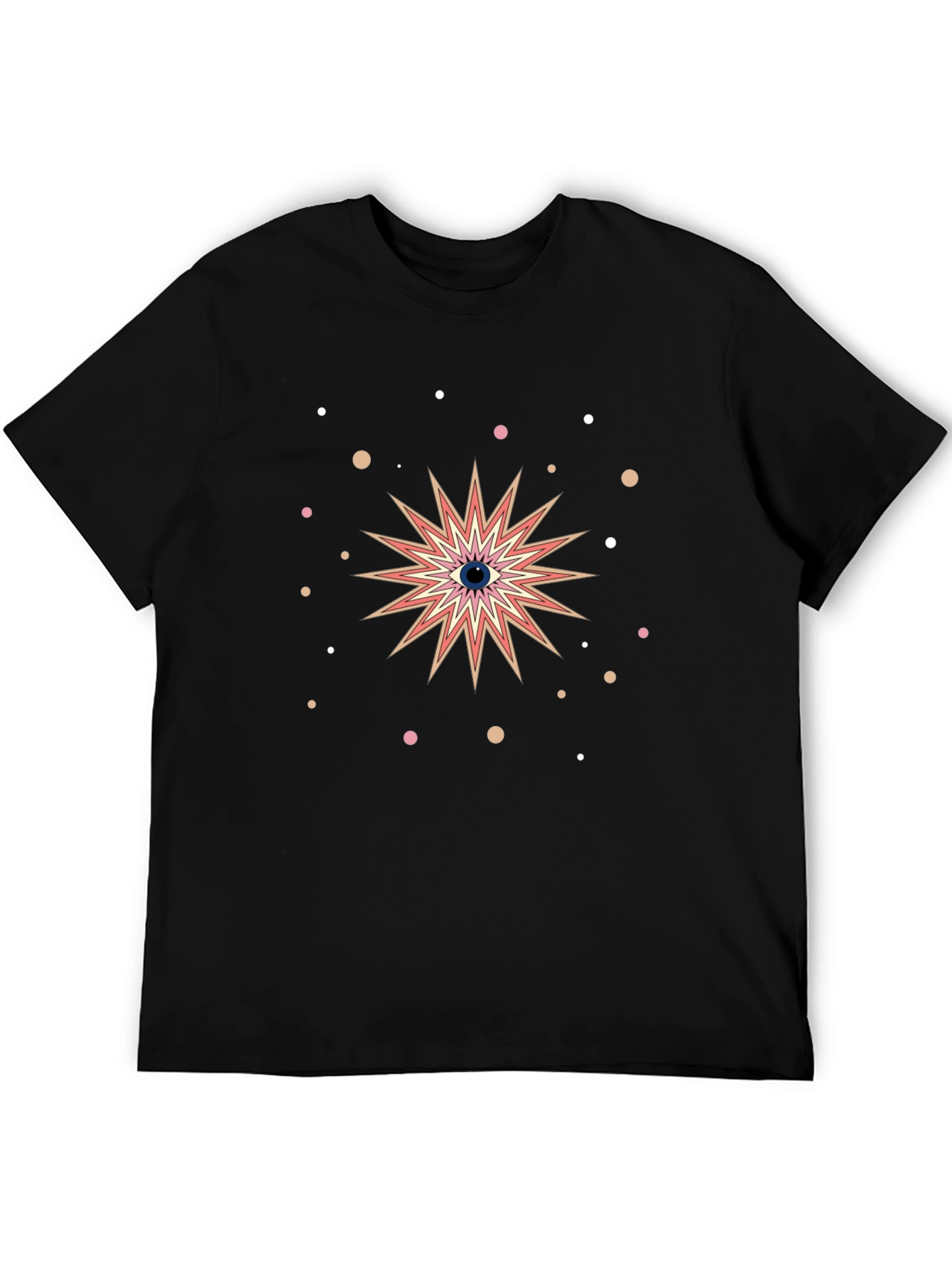 Eye Starburst Graphic Black T-Shirt