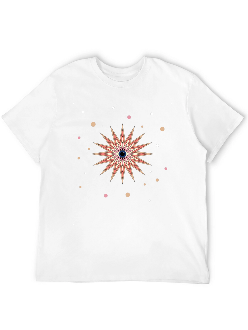Eye Starburst Graphic Black T-Shirt