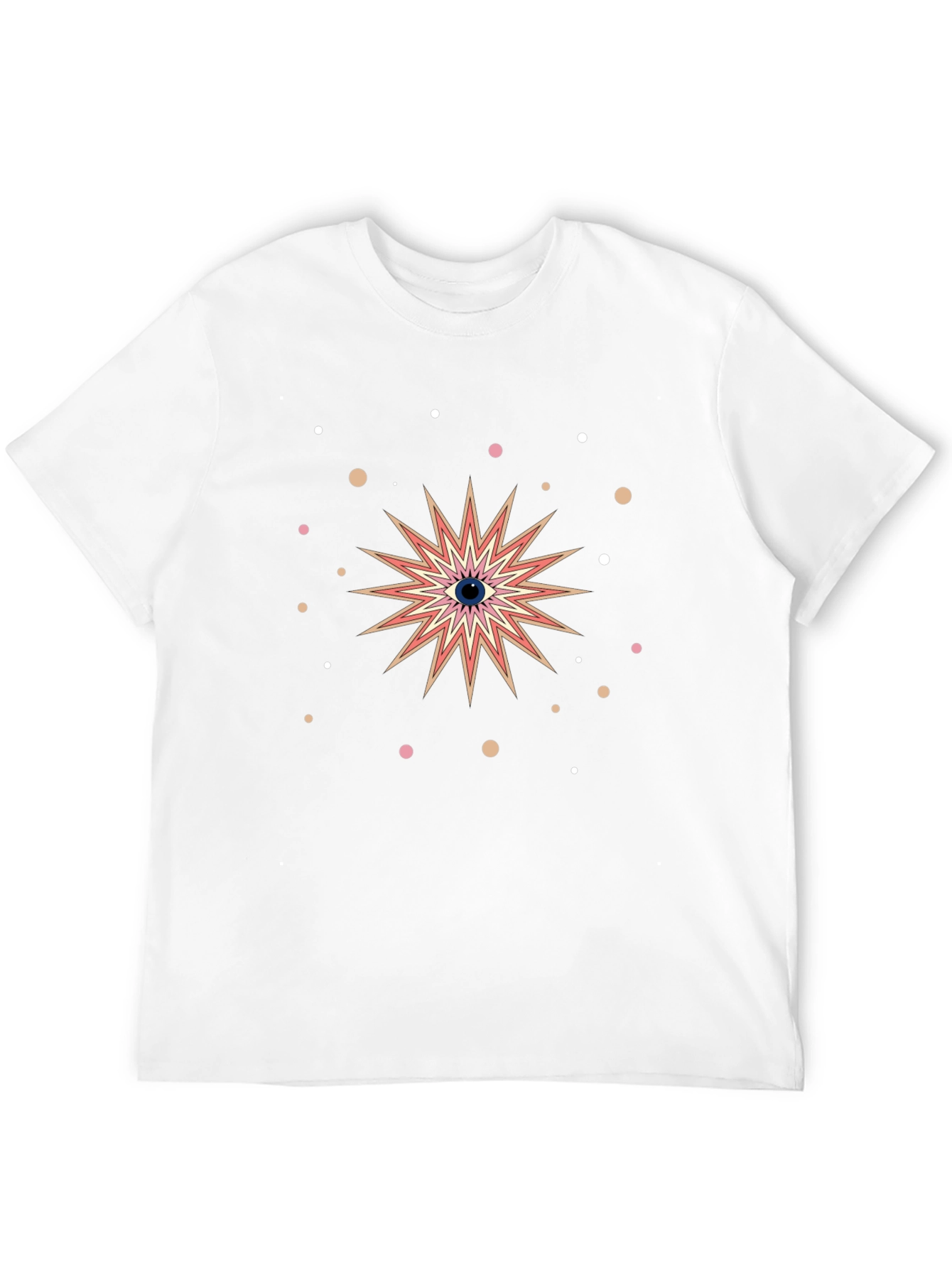 Eye Starburst Graphic Black T-Shirt
