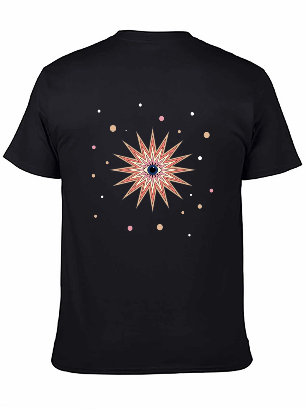 Eye Starburst Graphic Black T-Shirt