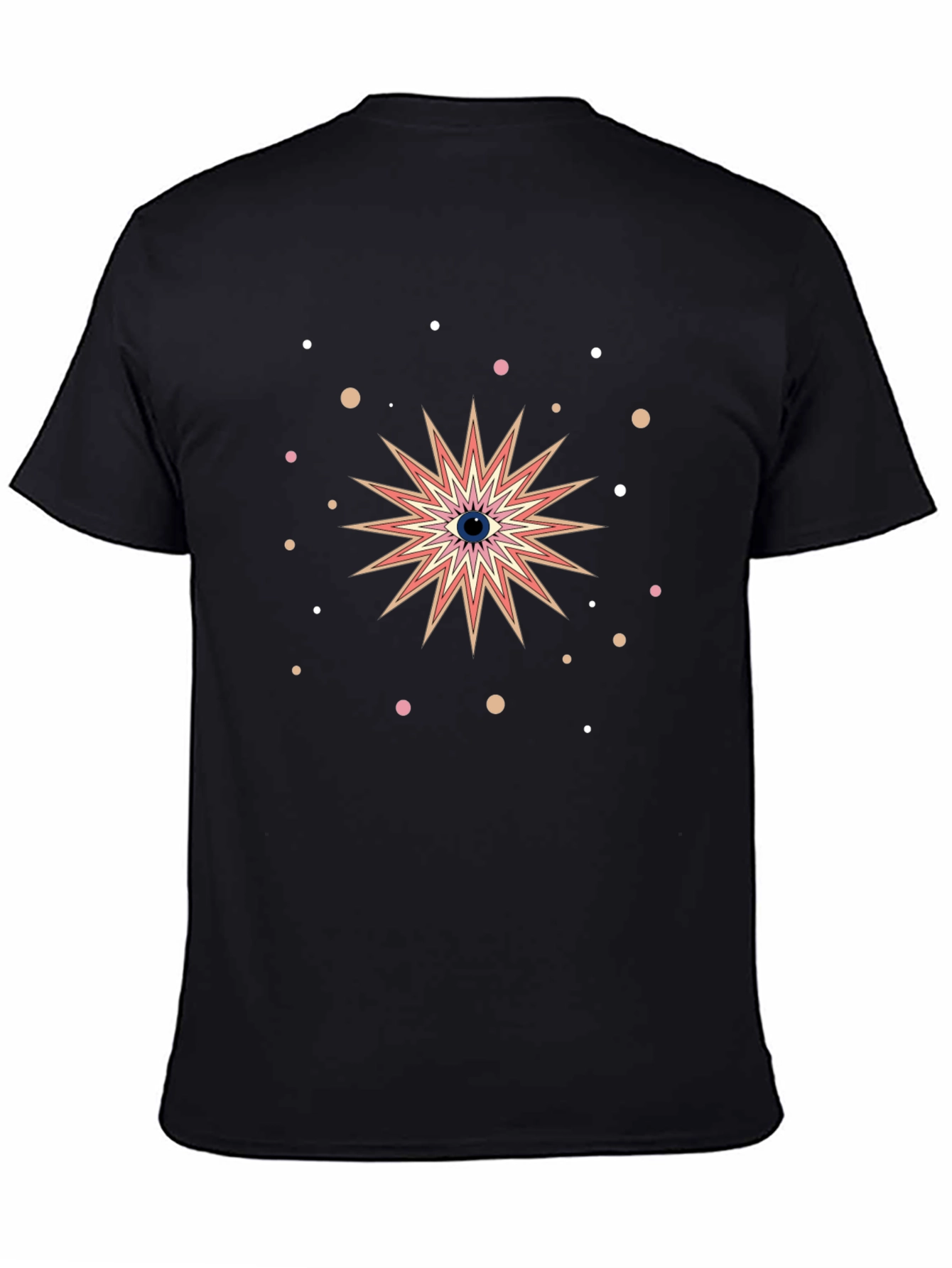 Eye Starburst Graphic Black T-Shirt