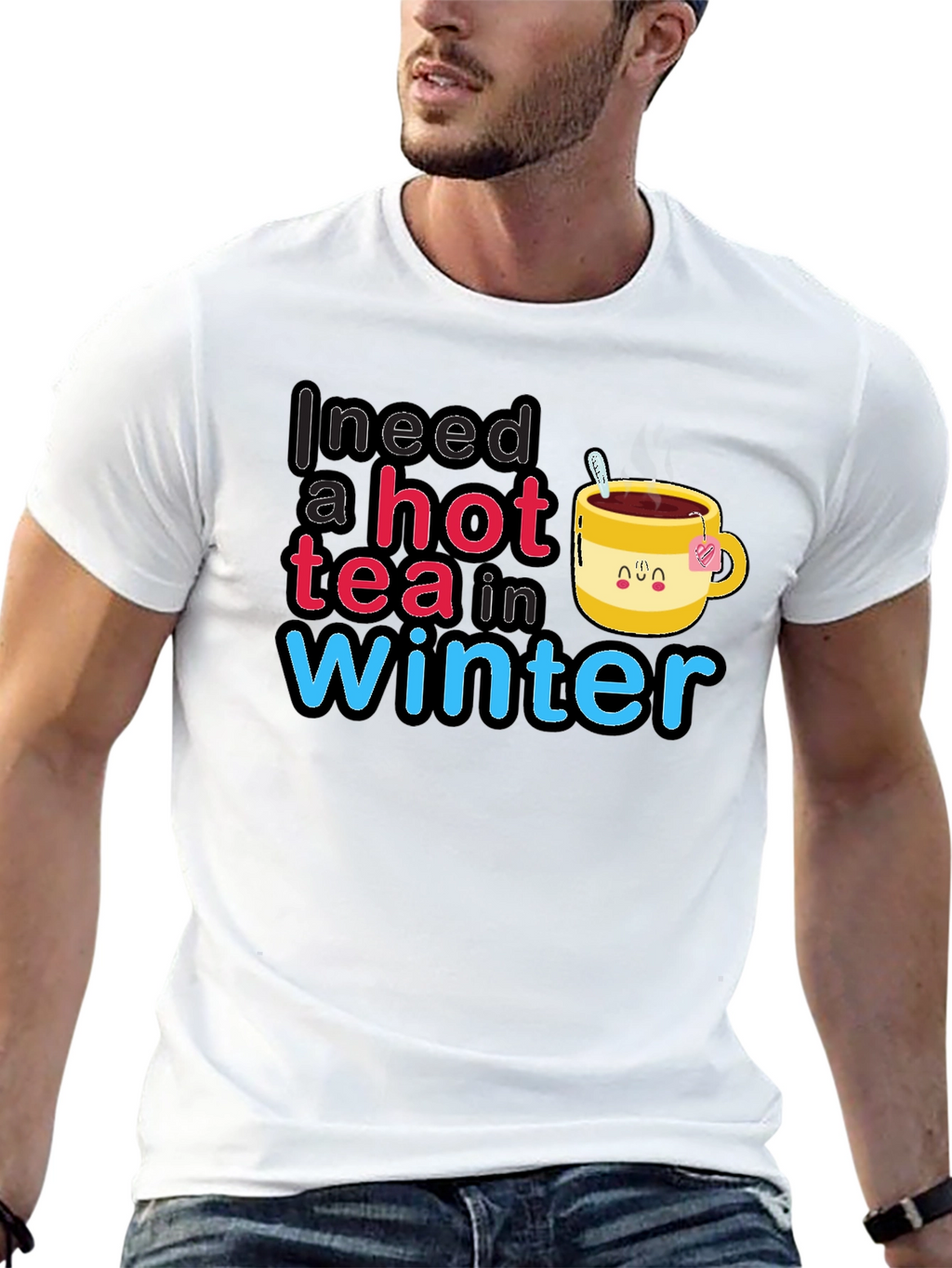 I Need a Hot Tea in Winter T-Shirt