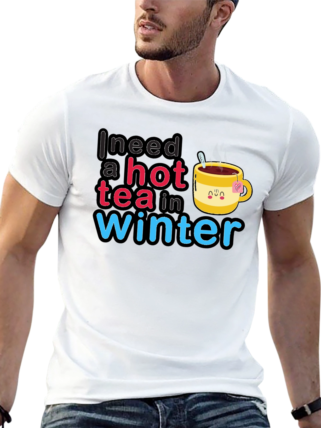 I Need a Hot Tea in Winter T-Shirt