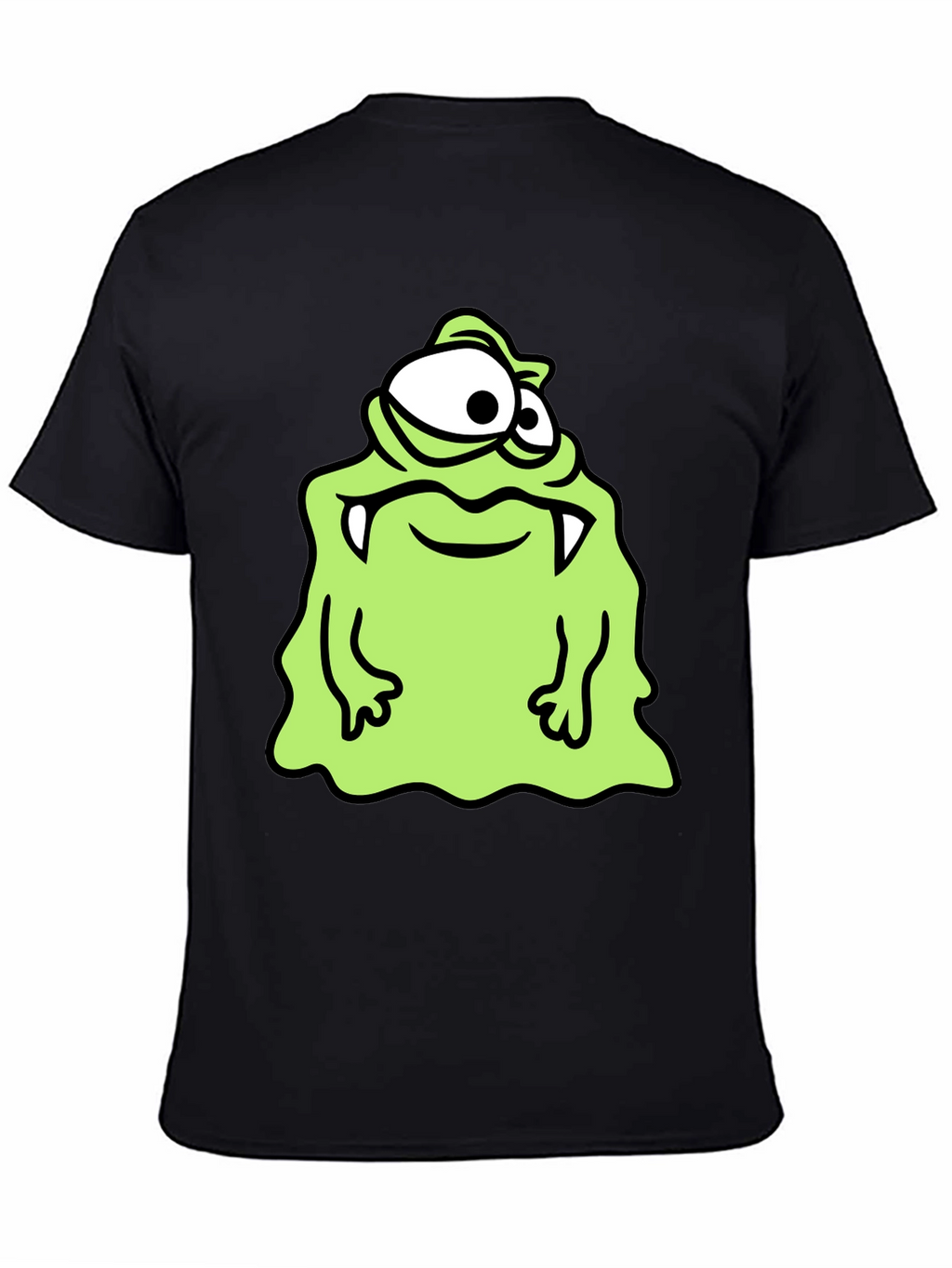 Monster Cartoon Graphic Print T-Shirt