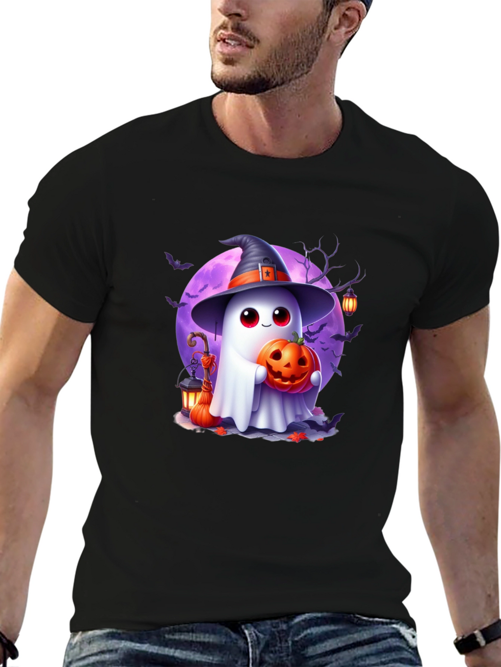 Spooky Cute Halloween Ghost T-Shirt