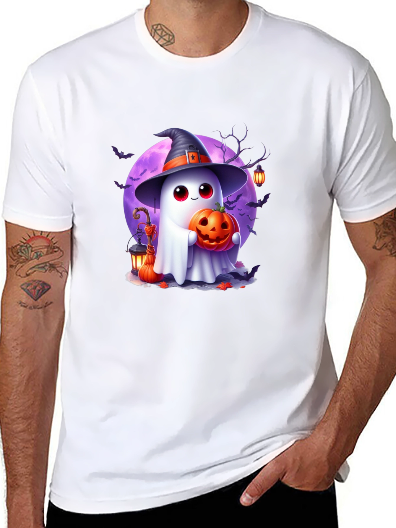 Spooky Cute Halloween Ghost T-Shirt