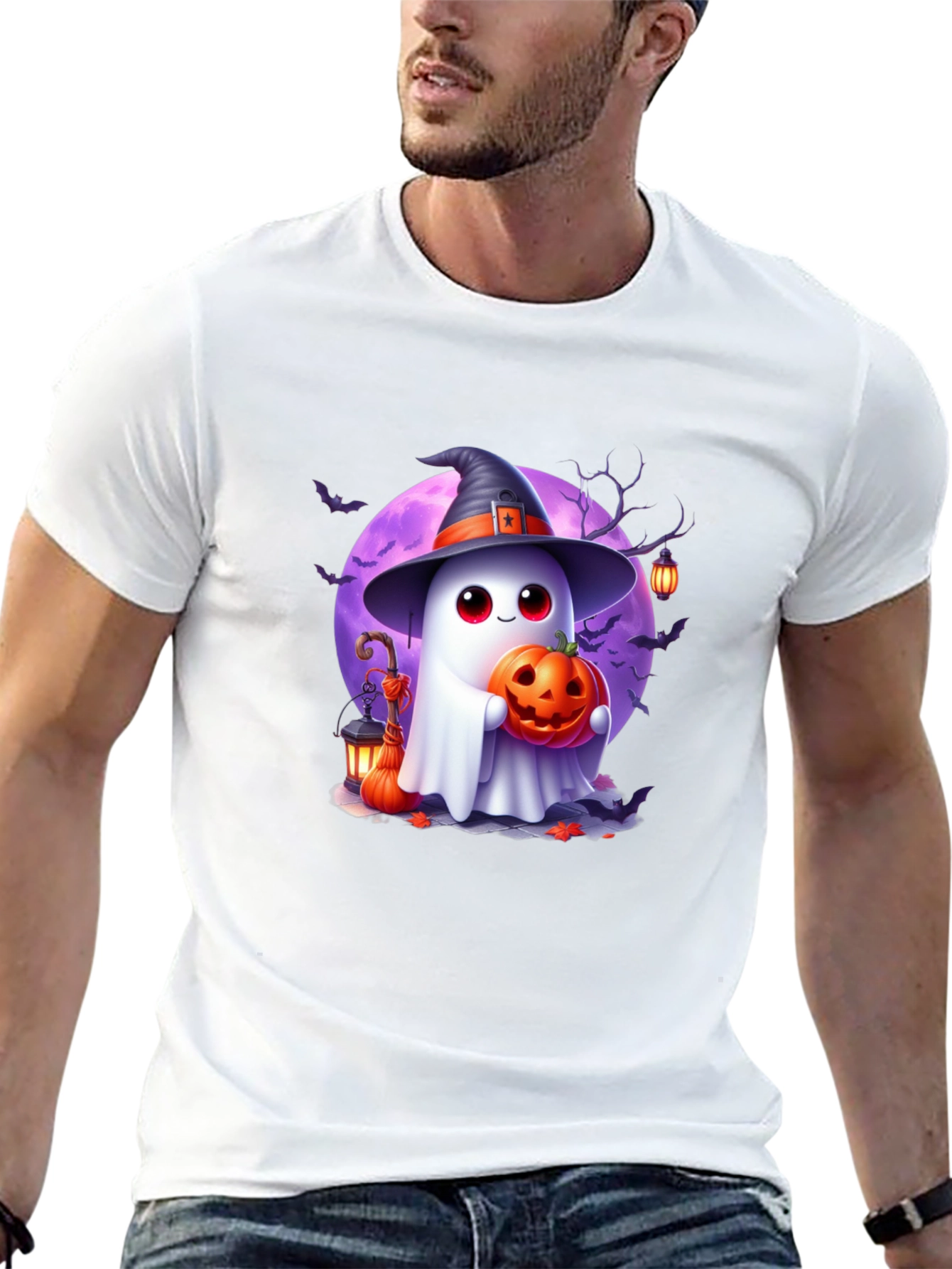Spooky Cute Halloween Ghost T-Shirt