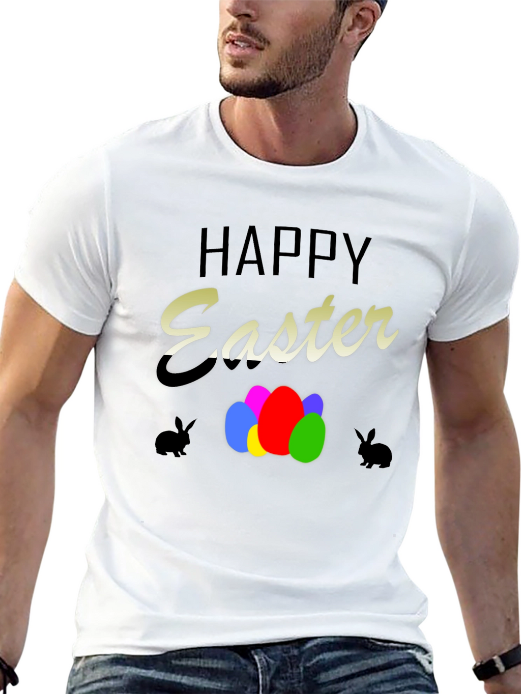 Happy Easter Graphic T-Shirt