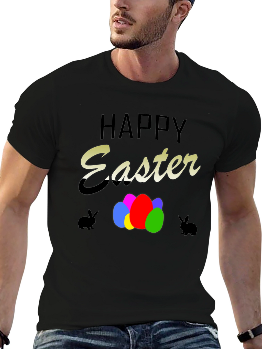 Happy Easter Graphic T-Shirt