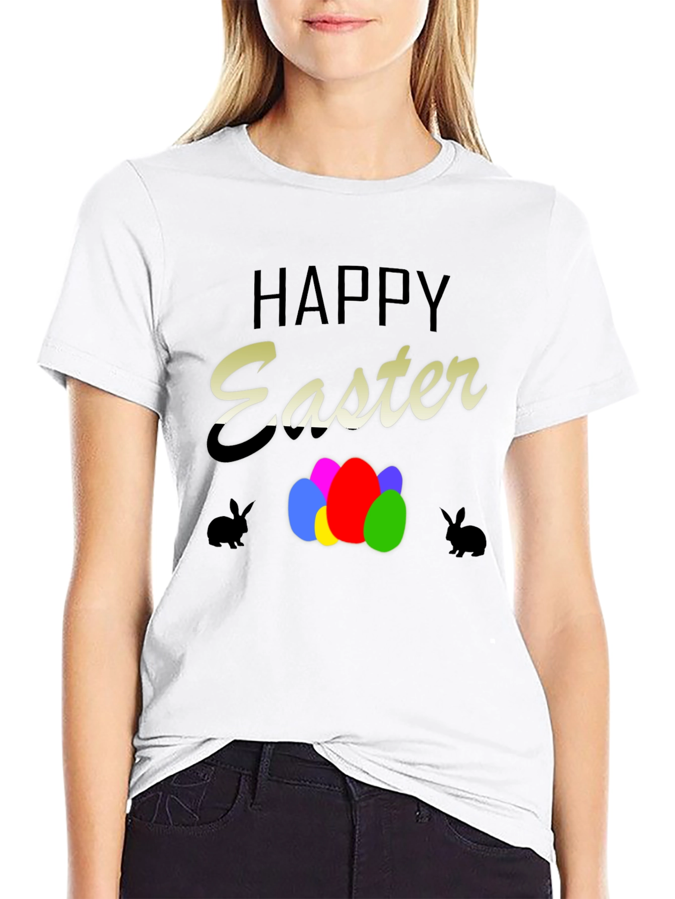 Happy Easter Graphic T-Shirt