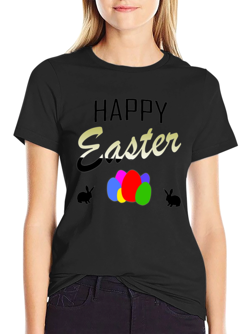 Happy Easter Graphic T-Shirt