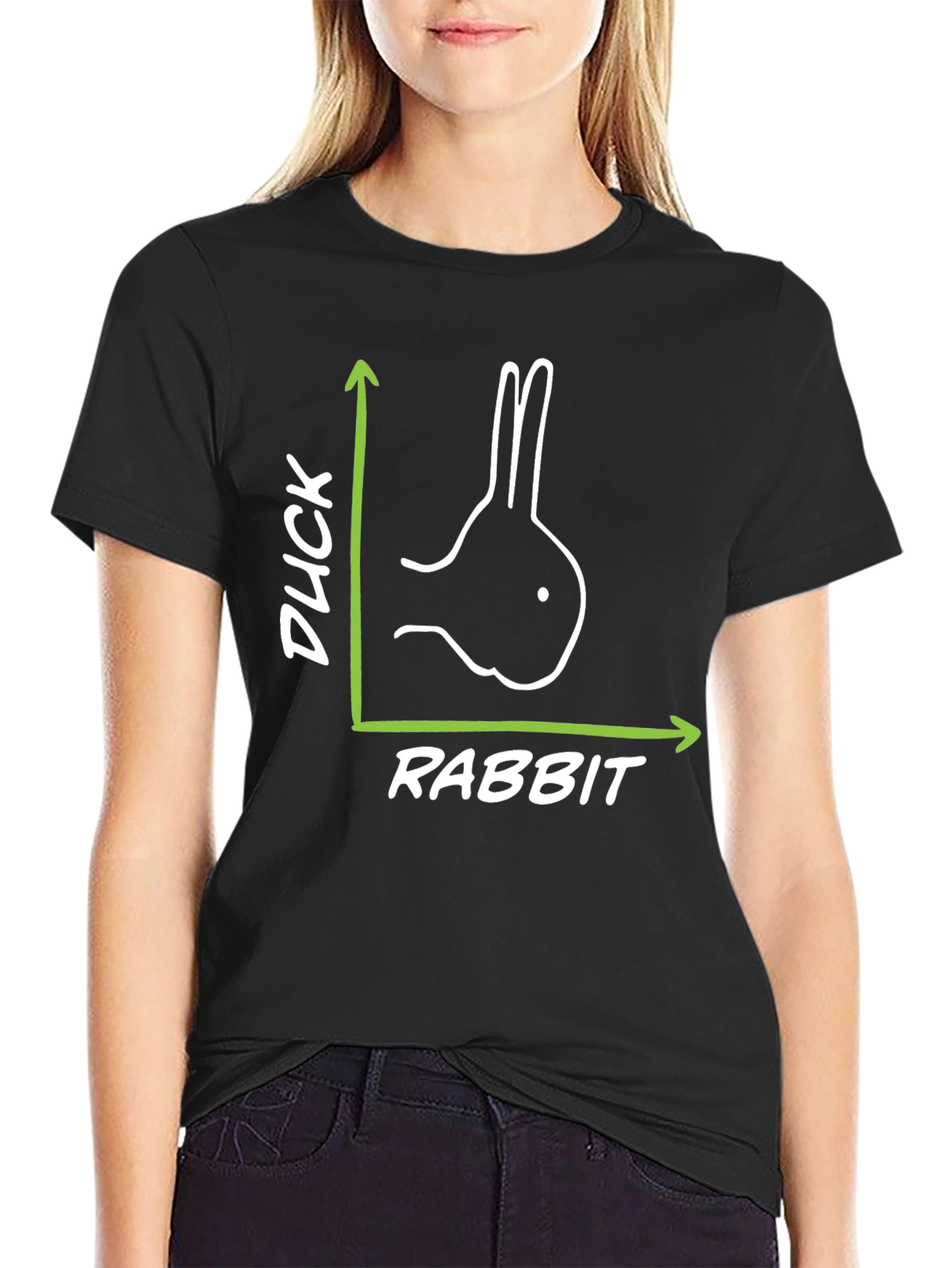 Duck or Rabbit? Optical Illusion Graphic Tee