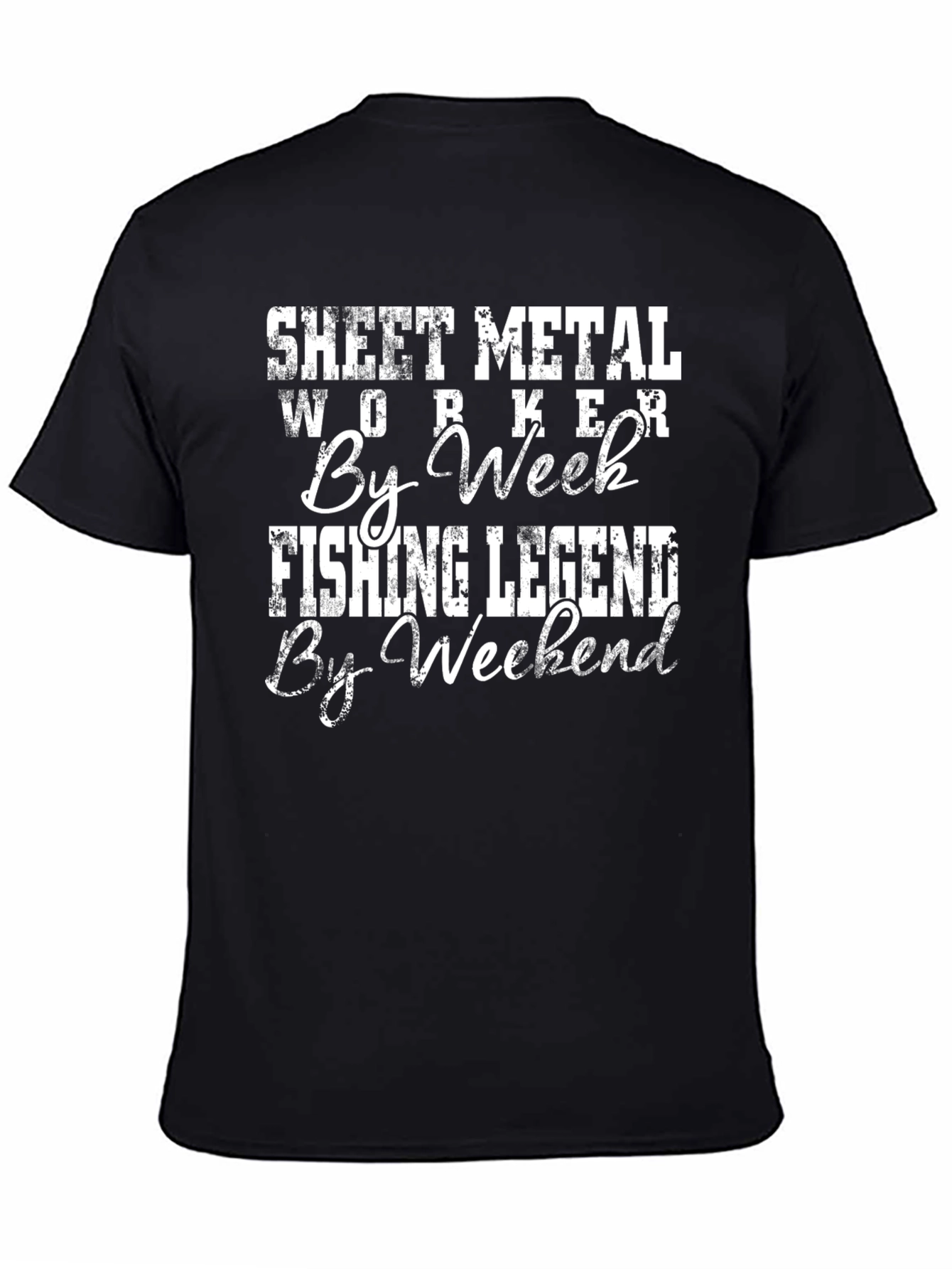 Sheet Metal Worker Fishing Legend T-Shirt