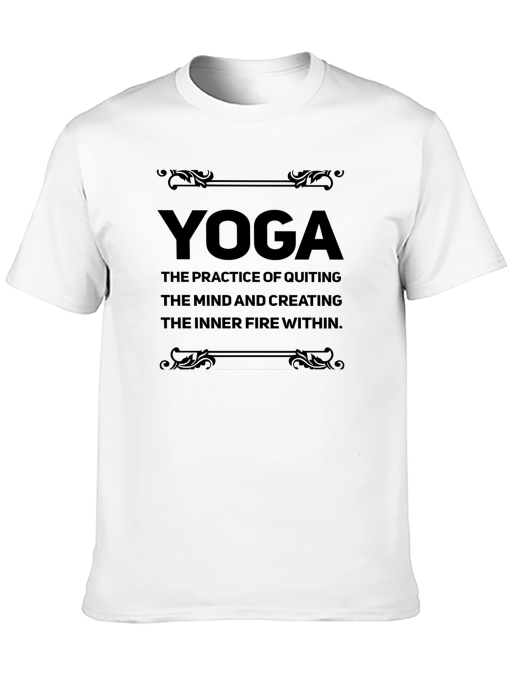 Yoga Practice T-Shirt - Inner Fire Design