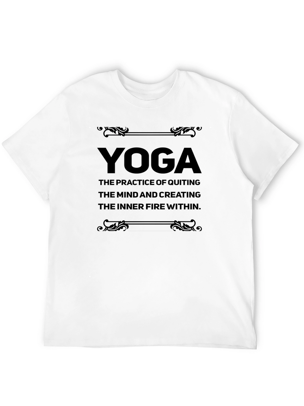 Yoga Practice T-Shirt - Inner Fire Design