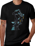 Hammerhead Shark Graphic Print T-Shirt